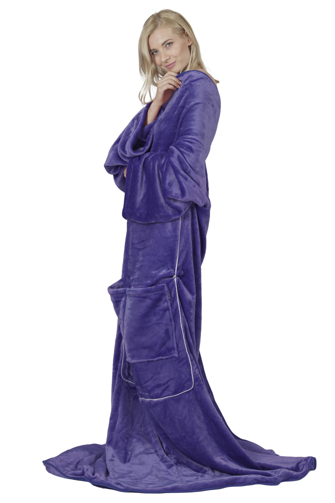 RAIKOU Multifunktionale Flanell-Decke, unter anderem verwendbar als multifunktionale warme Kissenhülle.