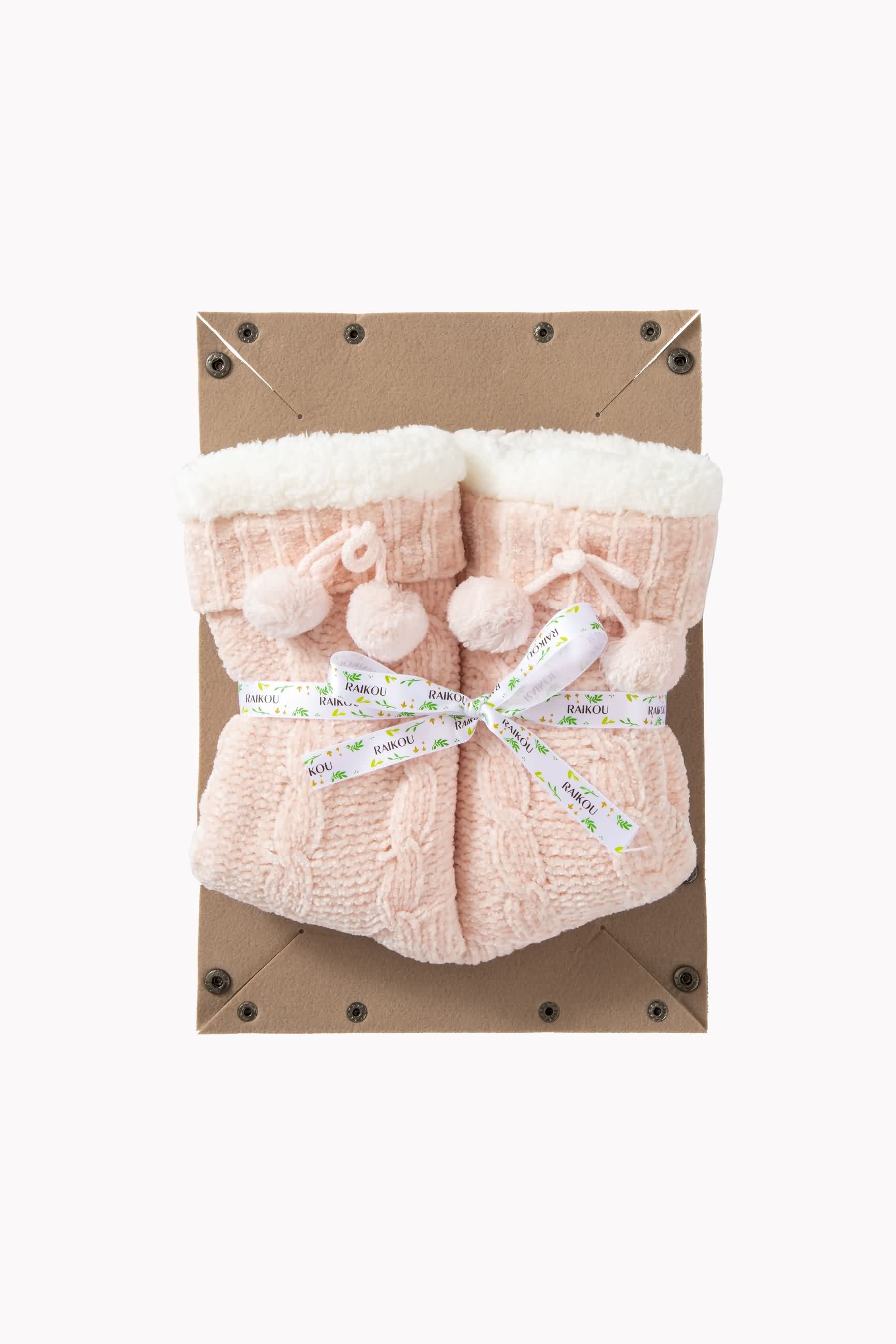 RAIKOU Kuschelsocken Flauschige Socken Warme Wintersocken Weiche Haussocken Bettsocken Hüttensocken Geschenke Weihnachtssocken mit ABS Sohle