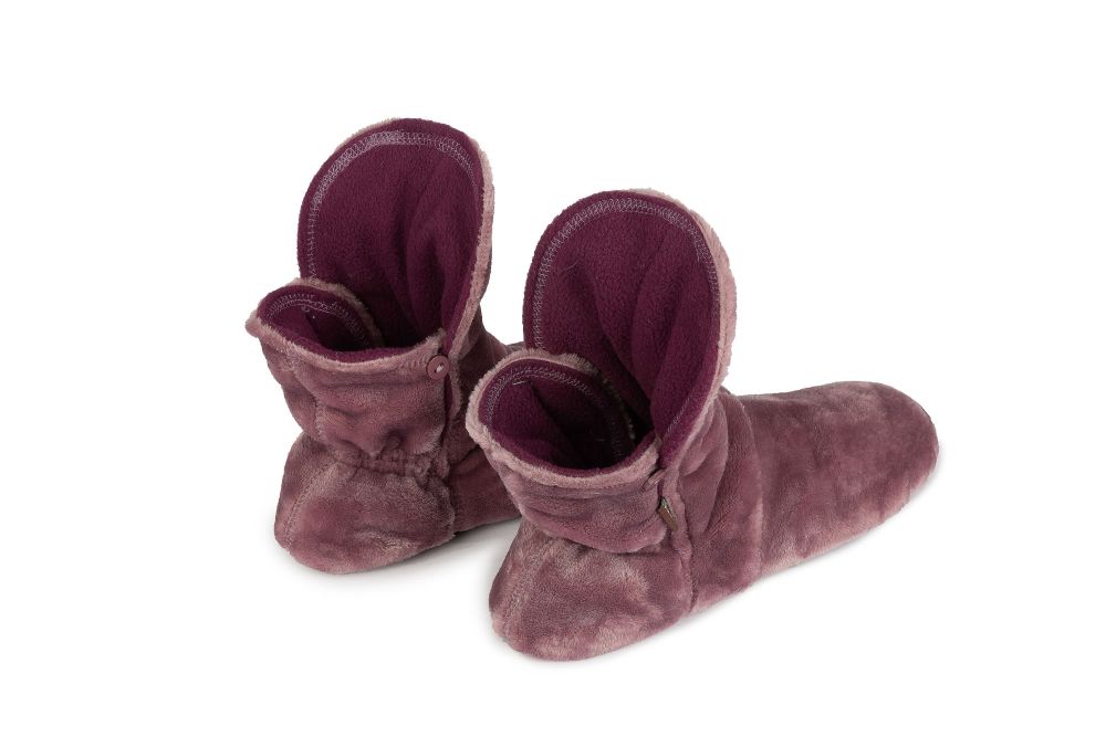 RAIKOU Klassische Hausschuhe für Damen, Herren aus Micro Flausch mit ABS und Rutschfester Sohle, Super Flauschige Hüttenschuhe in schönen Farben