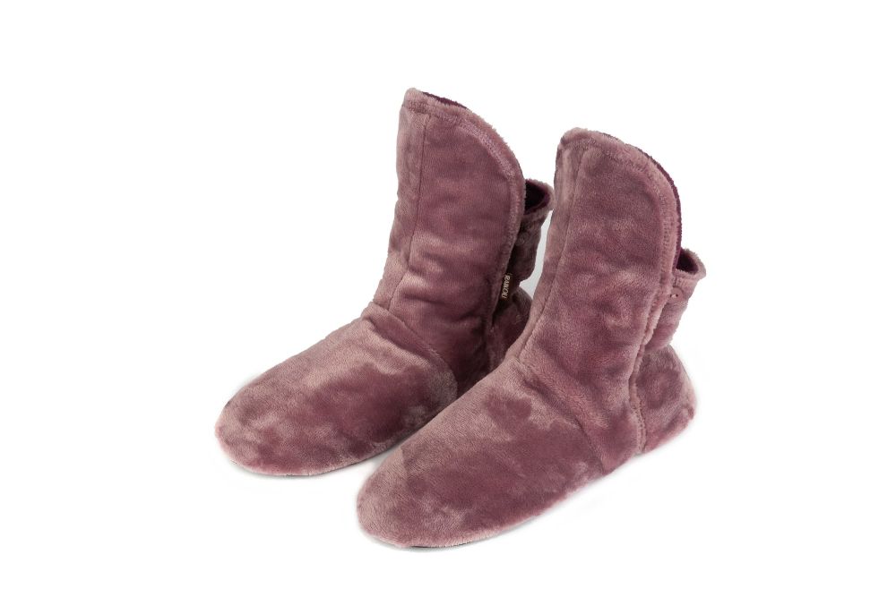 RAIKOU Klassische Hausschuhe für Damen, Herren aus Micro Flausch mit ABS und Rutschfester Sohle, Super Flauschige Hüttenschuhe in schönen Farben