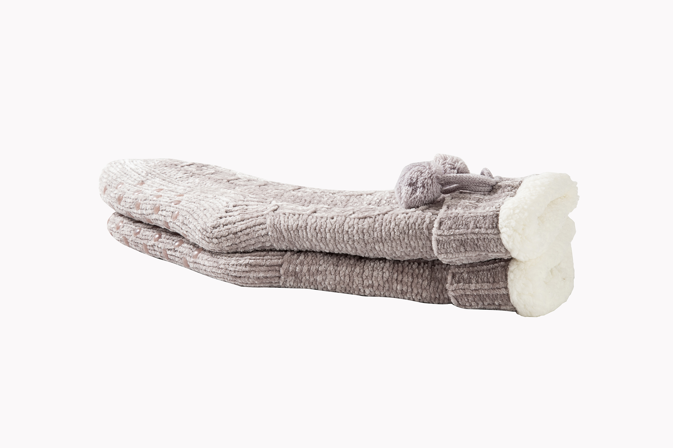 RAIKOU Kuschelsocken Flauschige Socken Warme Wintersocken Weiche Haussocken Bettsocken Hüttensocken Geschenke Weihnachtssocken mit ABS Sohle