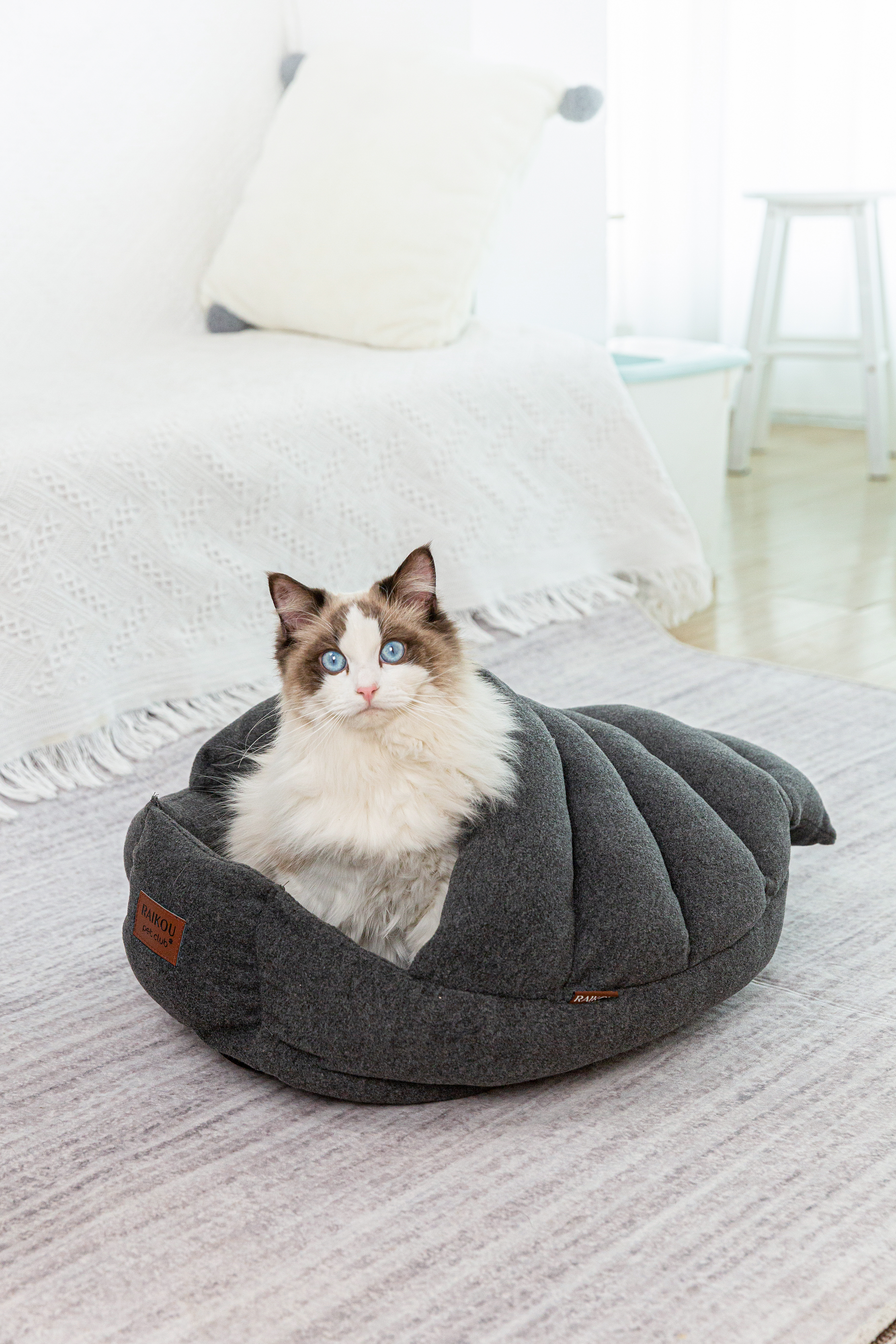 Haustier Kuschelhöhle, Kuschelhöhle, Katzenkorb ,Katzenhöhle, Kuscheliger Rückzugsort, Katzennest , Haustierbett