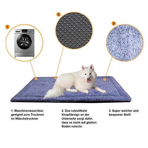 RAIKOU Haustierbett, Bett für Hunde und Katzen, Haustierdecke super weich