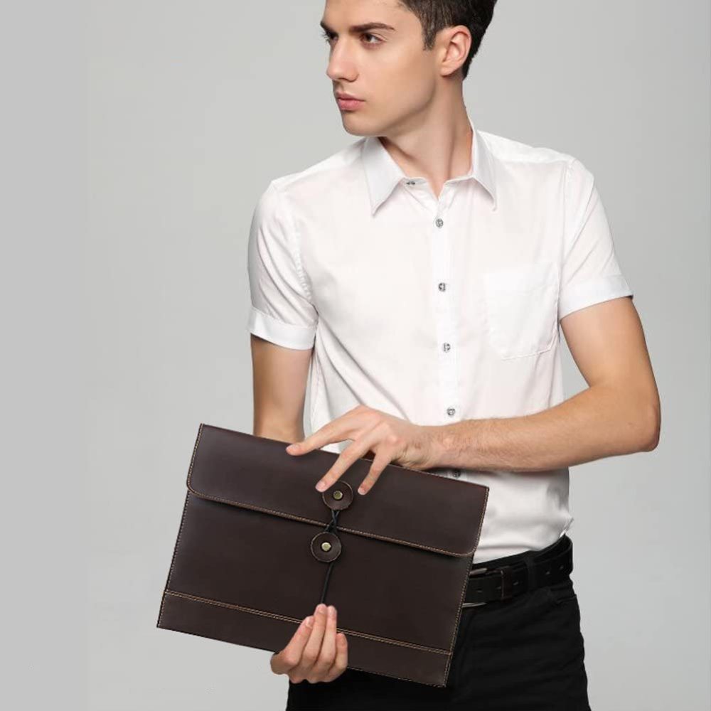 Lederumschlag Umschlag Portfolio Reisepasshülle Umschlag Schutzhülle Reisedokumente Kartenetui Büffelleder