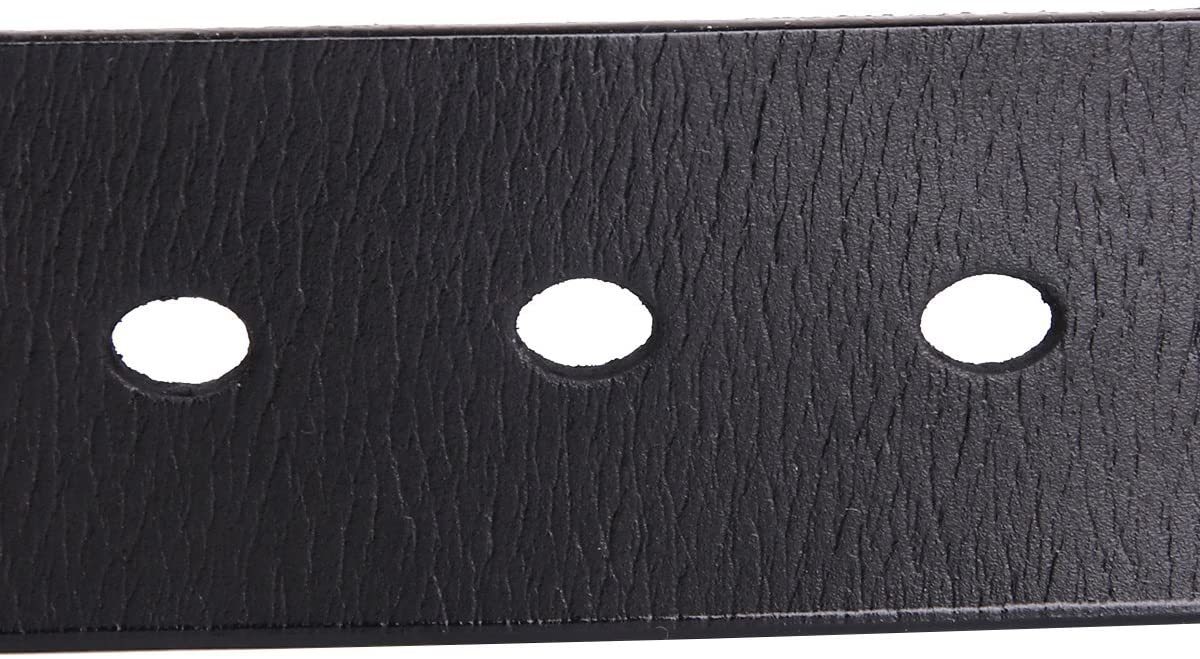 Herren stellbarer Ledergürtel 3.8 CM breiter Jeansgürtel Anzuggürtel Gürtelschnalle Belt Gurt Riemen