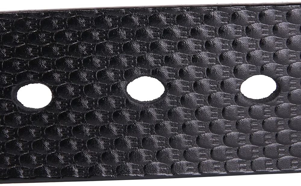 Herren stellbarer Ledergürtel 3.8 CM breiter Jeansgürtel Anzuggürtel Gürtelschnalle Belt Gurt Riemen