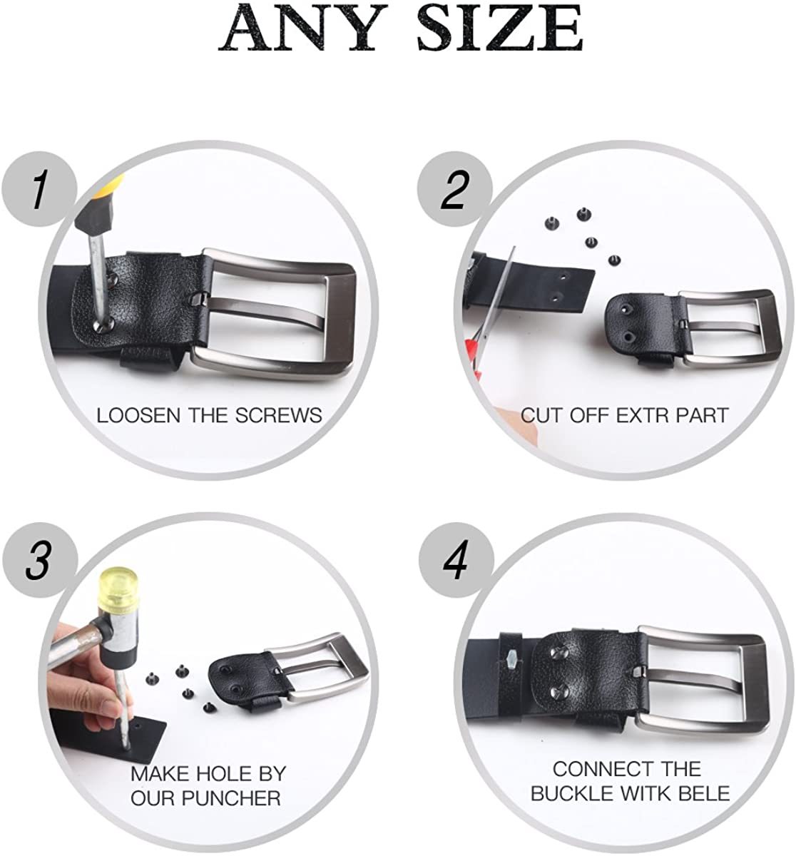 voll leder Herren belt gürtel 3.8 CM breiter Jeansgürtel hosengürtel Riemen