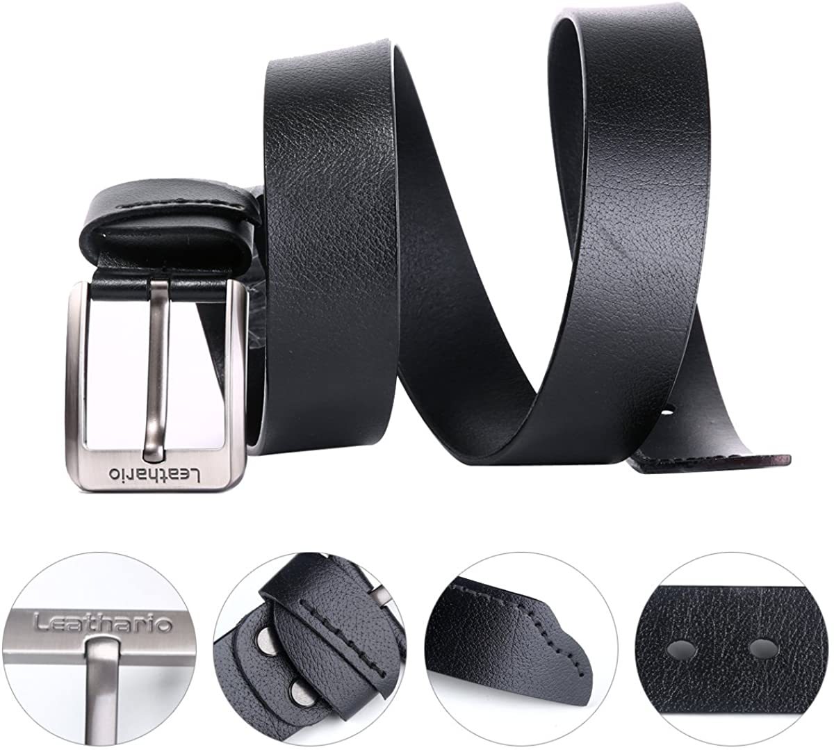 voll leder Herren belt gürtel 3.8 CM breiter Jeansgürtel hosengürtel Riemen