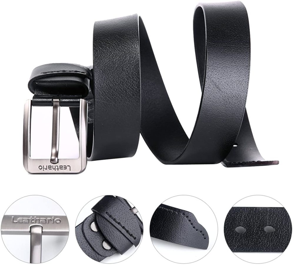 voll leder Herren belt gürtel 3.8 CM breiter Jeansgürtel hosengürtel Riemen
