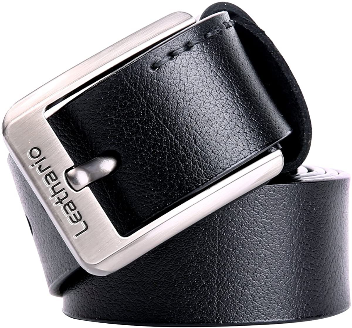 voll leder Herren belt gürtel 3.8 CM breiter Jeansgürtel hosengürtel Riemen