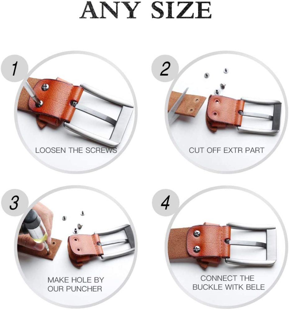 voll leder Herren belt gürtel 3.8 CM breiter Jeansgürtel hosengürtel Riemen