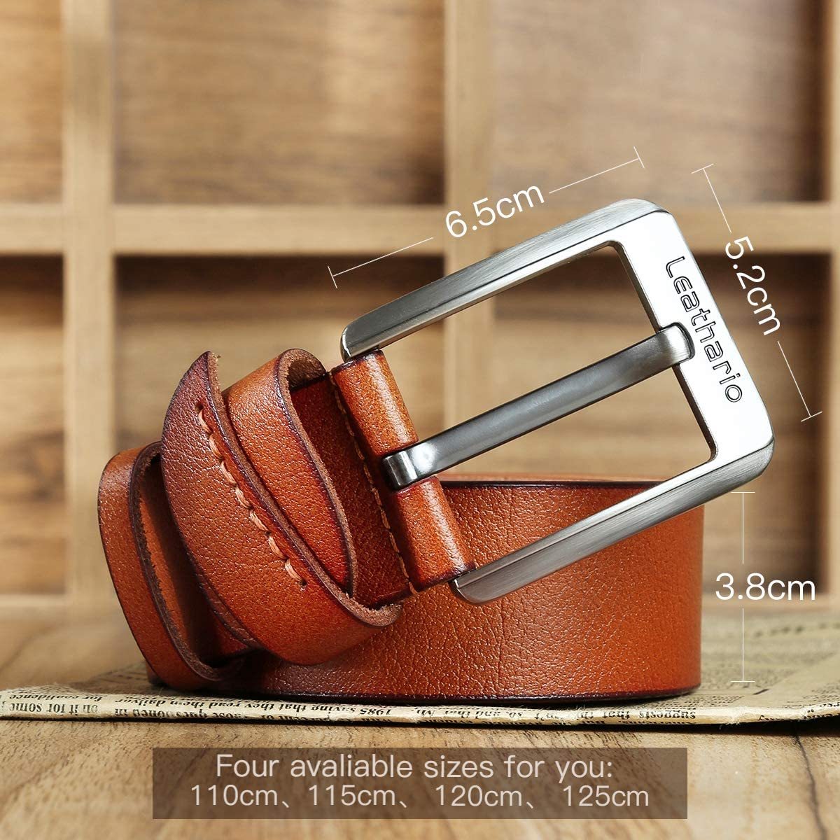 voll leder Herren belt gürtel 3.8 CM breiter Jeansgürtel hosengürtel Riemen