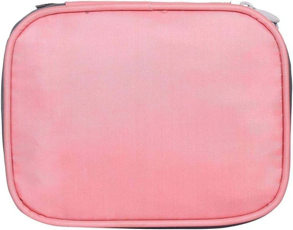 Oxford Gewebe Medizintasche für Notfälle Notfalltaschen Betreuertasche Reiseapotheke Tasche Erste Hilfe Set Medizinkoffer Sanitätstasche Rosa 14cm(L) x 6cm(B) x 11.5cm(H)