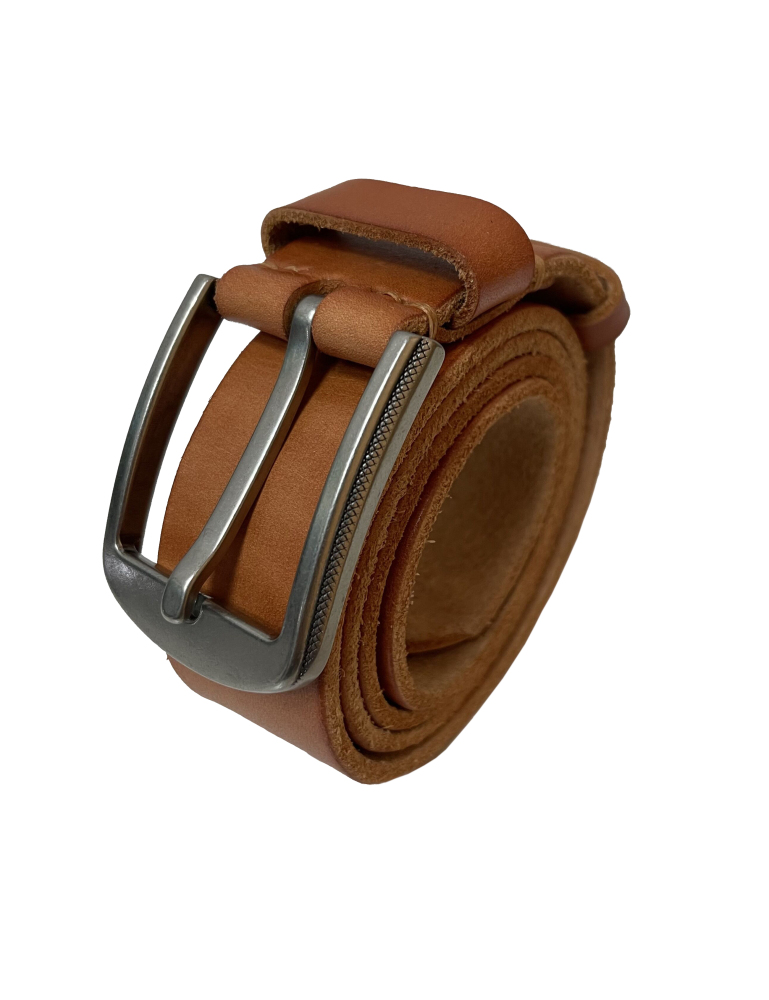 Ledergürtel Herren aus italienischem Rindsleder, 38 mm Breit, Jeansgürtel, Anzuggürtel in Braun und Schwarz