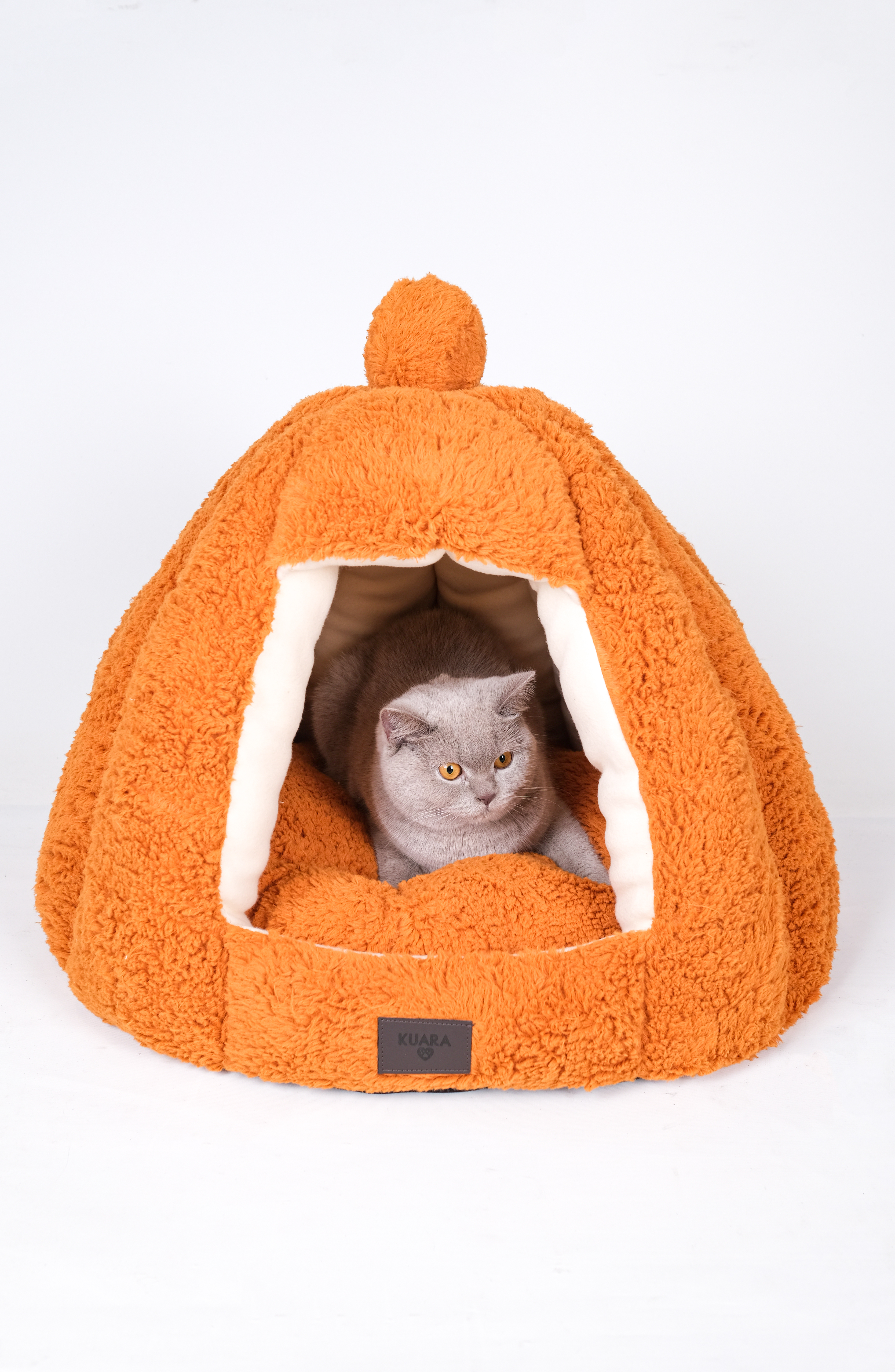 RAIKOU warm kuschelig Haustierhaus Hundehöhle Hundebett, Katzenhöhle, Katzenhaus, Haustier Nest für Katze Hunde Kaninchen für Kleine Katzen und Hunde