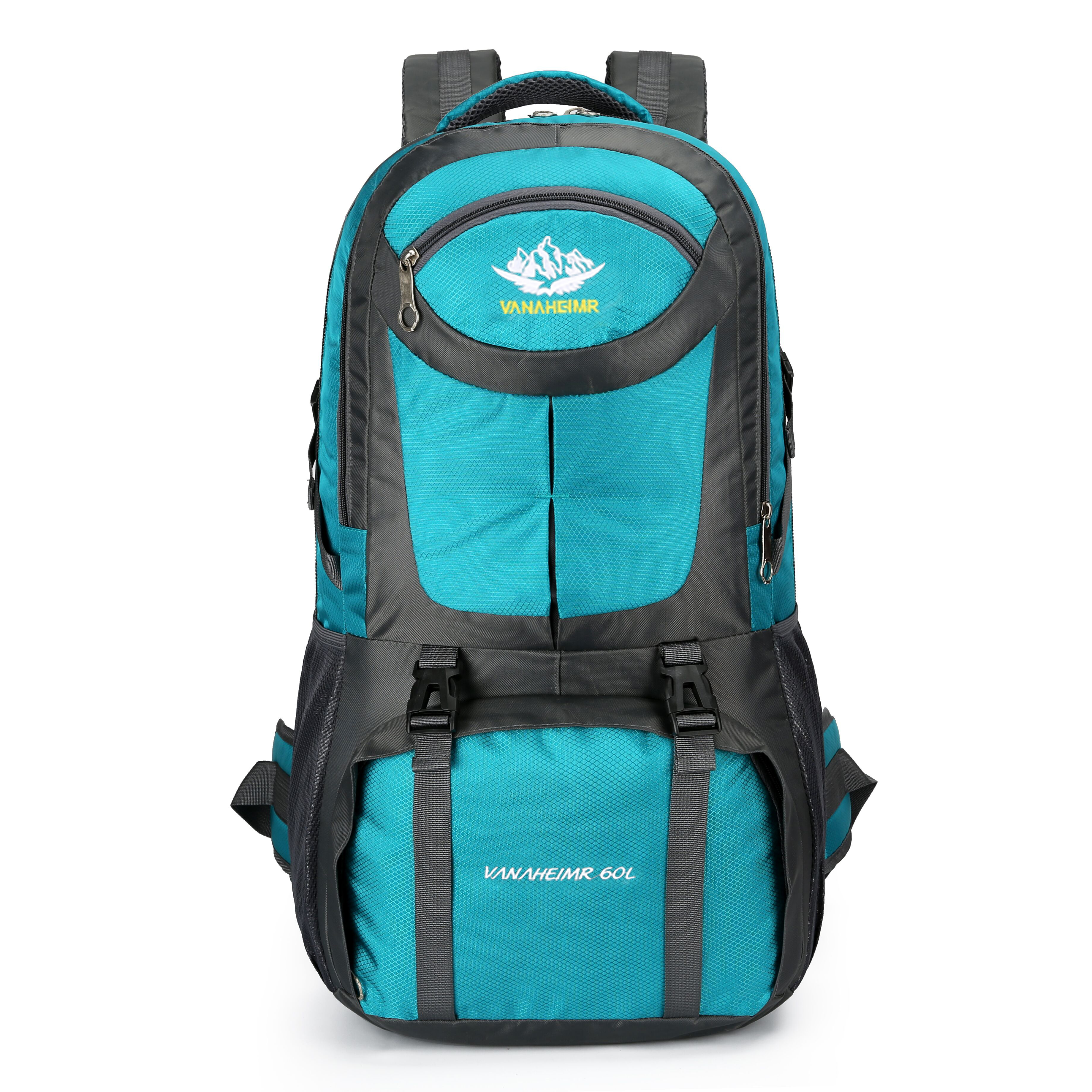 60L Wanderrucksack, MOLLE, Wasserdicht, Trekkingrucksack, Outdoor, bag, Waterproof, Reisetasche, 0.96 kg, 60 Liter, Reisetasche, 62cm * 36cm * 24cm, Daypack, Reiserucksack, Wochendtrip, Justierbar, Ergonomisch