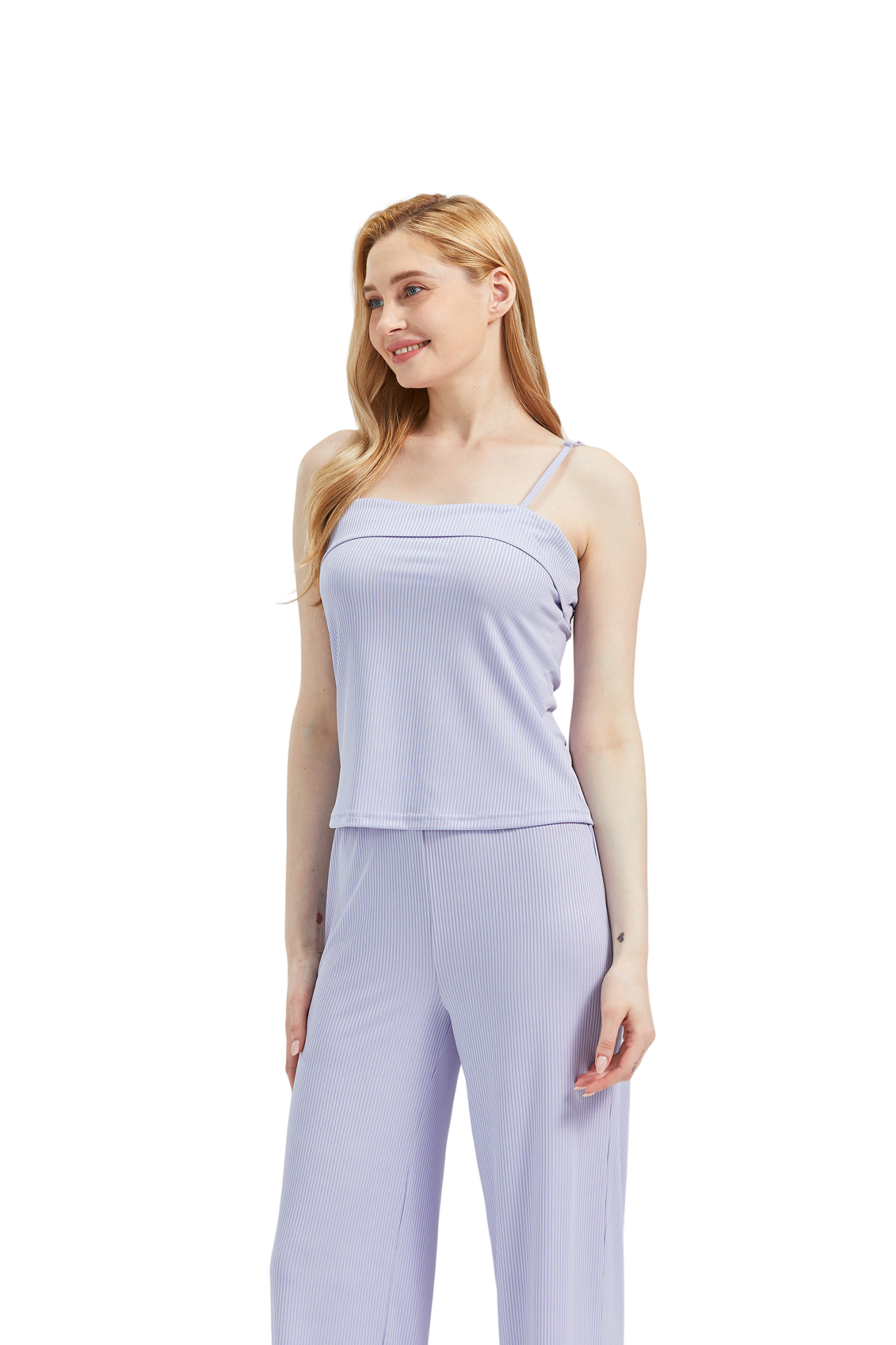 RAIKOU Schlafanzüge Für Damen Lange Schlafanzughose Set Nachtwäsche Hausanzug Freizeitanzug Zweiteiliger V-Ausschnitt Pyjama Set Nachthemd Pyjama Set Nachtwäsche Sleepwear