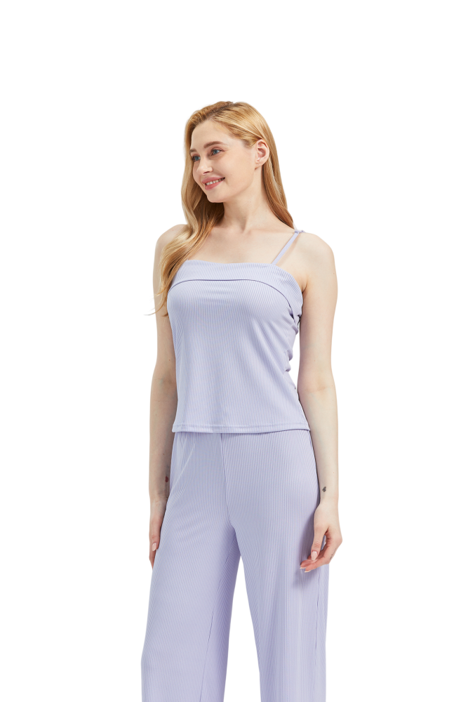 RAIKOU Schlafanzüge Für Damen Lange Schlafanzughose Set Nachtwäsche Hausanzug Freizeitanzug Zweiteiliger V-Ausschnitt Pyjama Set Nachthemd Pyjama Set Nachtwäsche Sleepwear