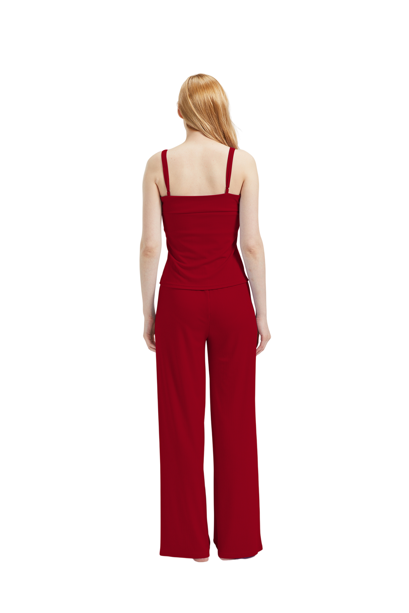 RAIKOU Schlafanzüge Für Damen Lange Schlafanzughose Set Nachtwäsche Hausanzug Freizeitanzug Zweiteiliger V-Ausschnitt Pyjama Set Nachthemd Pyjama Set Nachtwäsche Sleepwear