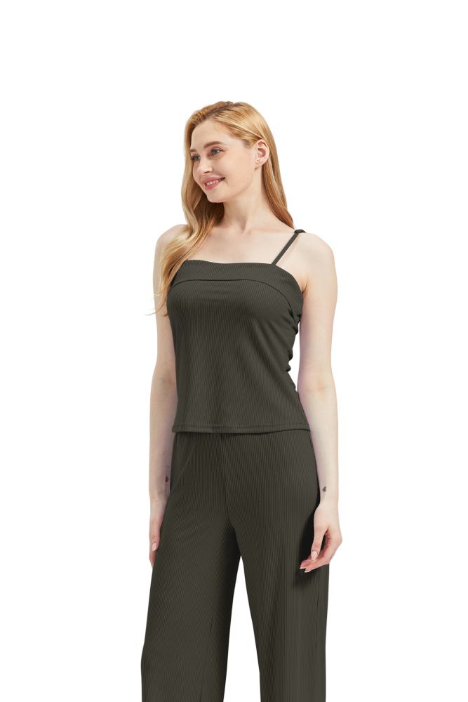 RAIKOU Schlafanzüge Für Damen Lange Schlafanzughose Set Nachtwäsche Hausanzug Freizeitanzug Zweiteiliger V-Ausschnitt Pyjama Set Nachthemd Pyjama Set Nachtwäsche Sleepwear