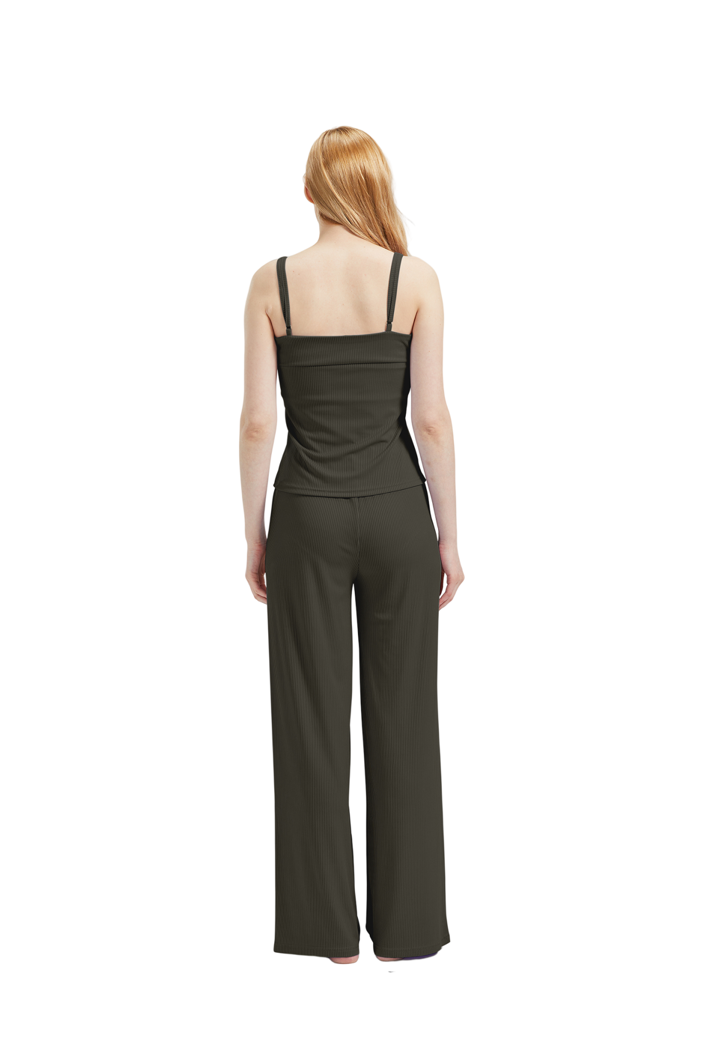 RAIKOU Schlafanzüge Für Damen Lange Schlafanzughose Set Nachtwäsche Hausanzug Freizeitanzug Zweiteiliger V-Ausschnitt Pyjama Set Nachthemd Pyjama Set Nachtwäsche Sleepwear