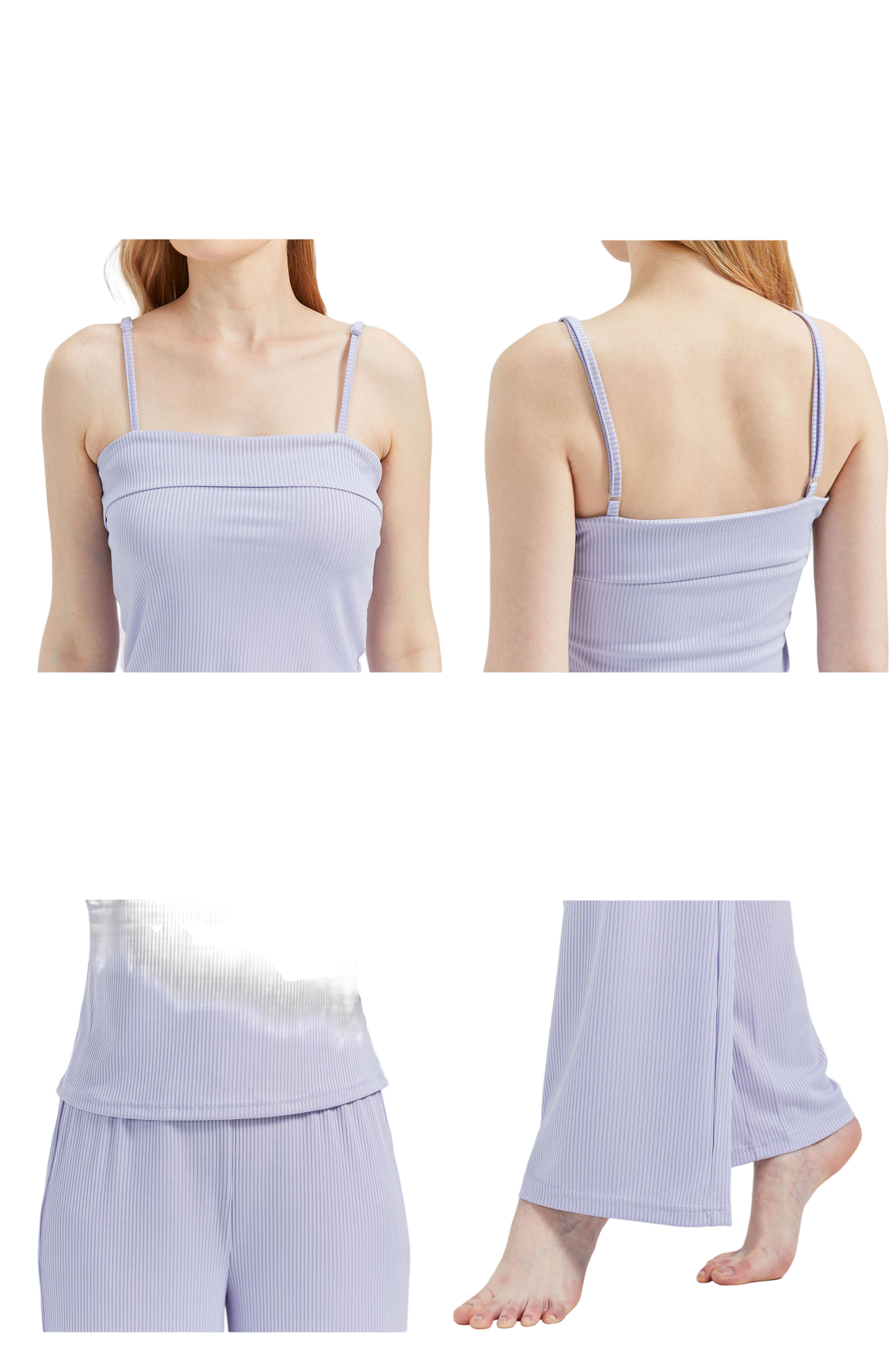RAIKOU Schlafanzüge Für Damen Lange Schlafanzughose Set Nachtwäsche Hausanzug Freizeitanzug Zweiteiliger V-Ausschnitt Pyjama Set Nachthemd Pyjama Set Nachtwäsche Sleepwear