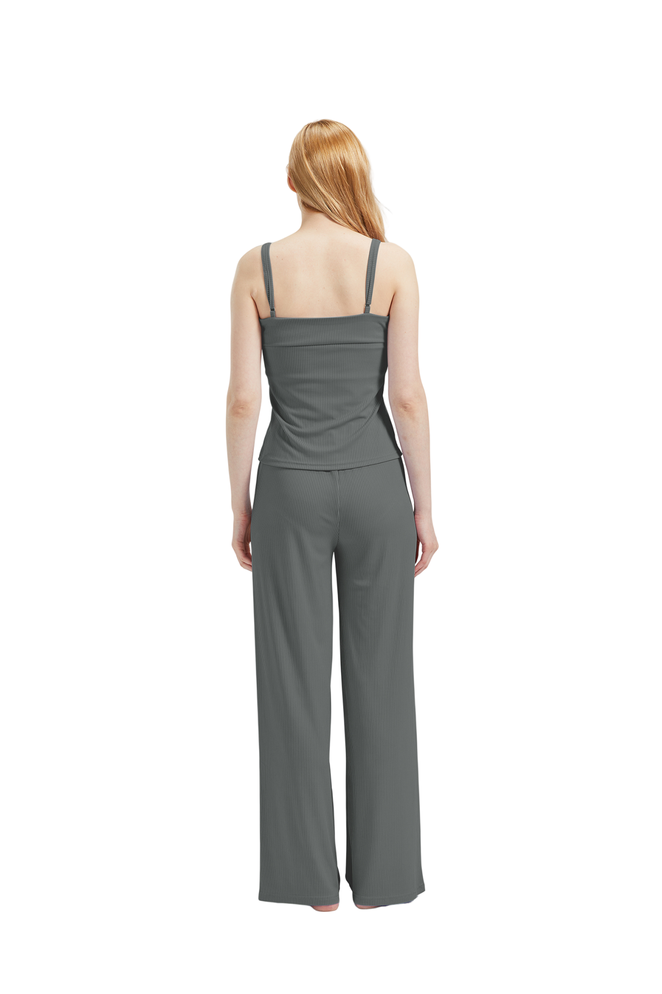 RAIKOU Schlafanzüge Für Damen Lange Schlafanzughose Set Nachtwäsche Hausanzug Freizeitanzug Zweiteiliger V-Ausschnitt Pyjama Set Nachthemd Pyjama Set Nachtwäsche Sleepwear