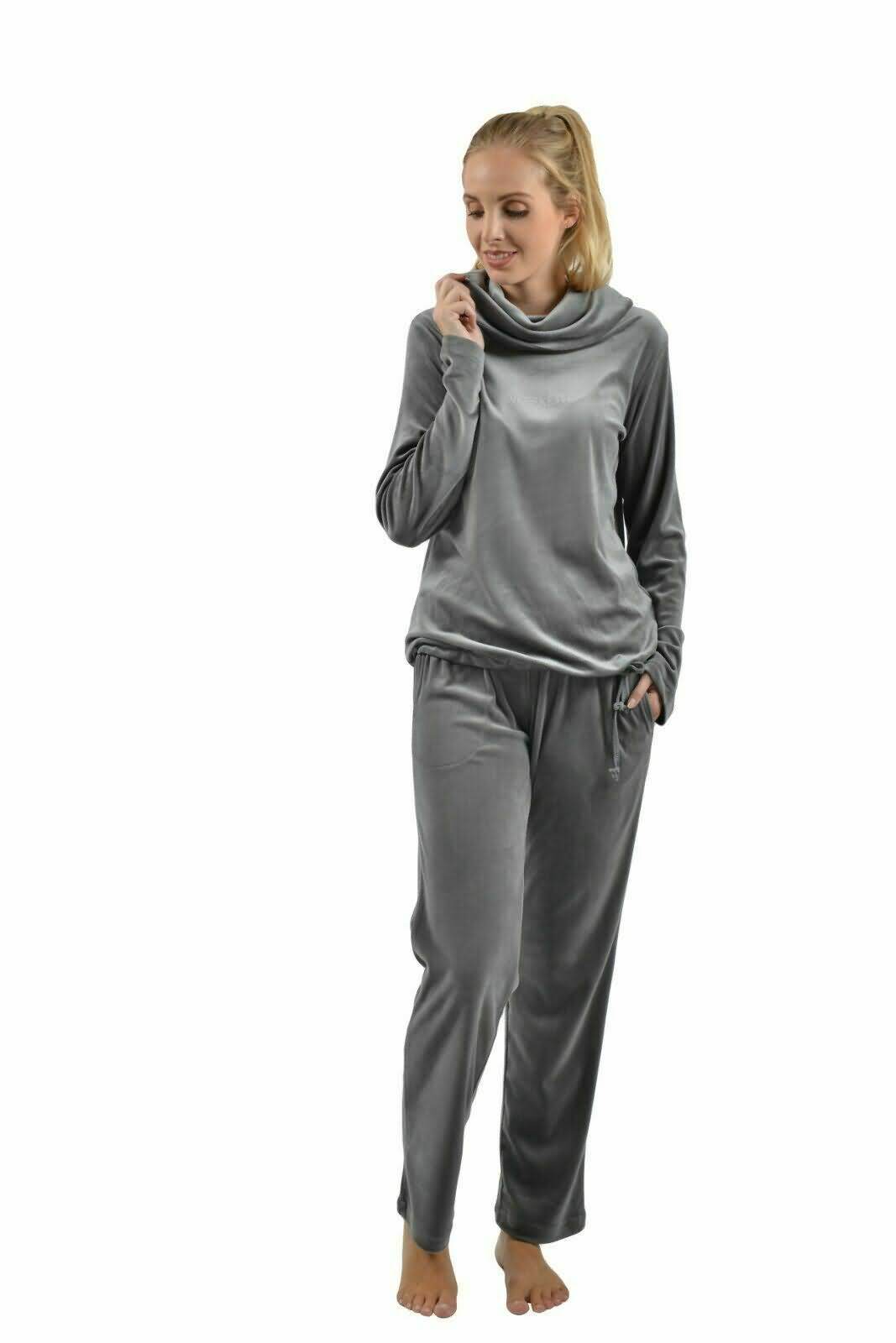 RAIKOU Damen Freizeitanzug Hausanzug Fitnessanzug Sportanzug Jogginganzug