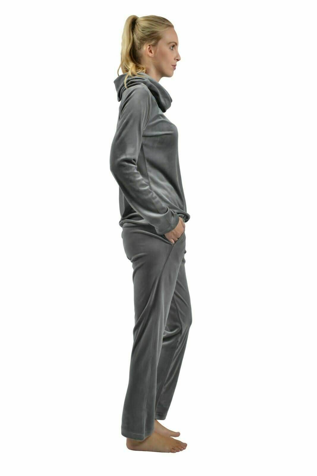 RAIKOU Damen Freizeitanzug Hausanzug Fitnessanzug Sportanzug Jogginganzug