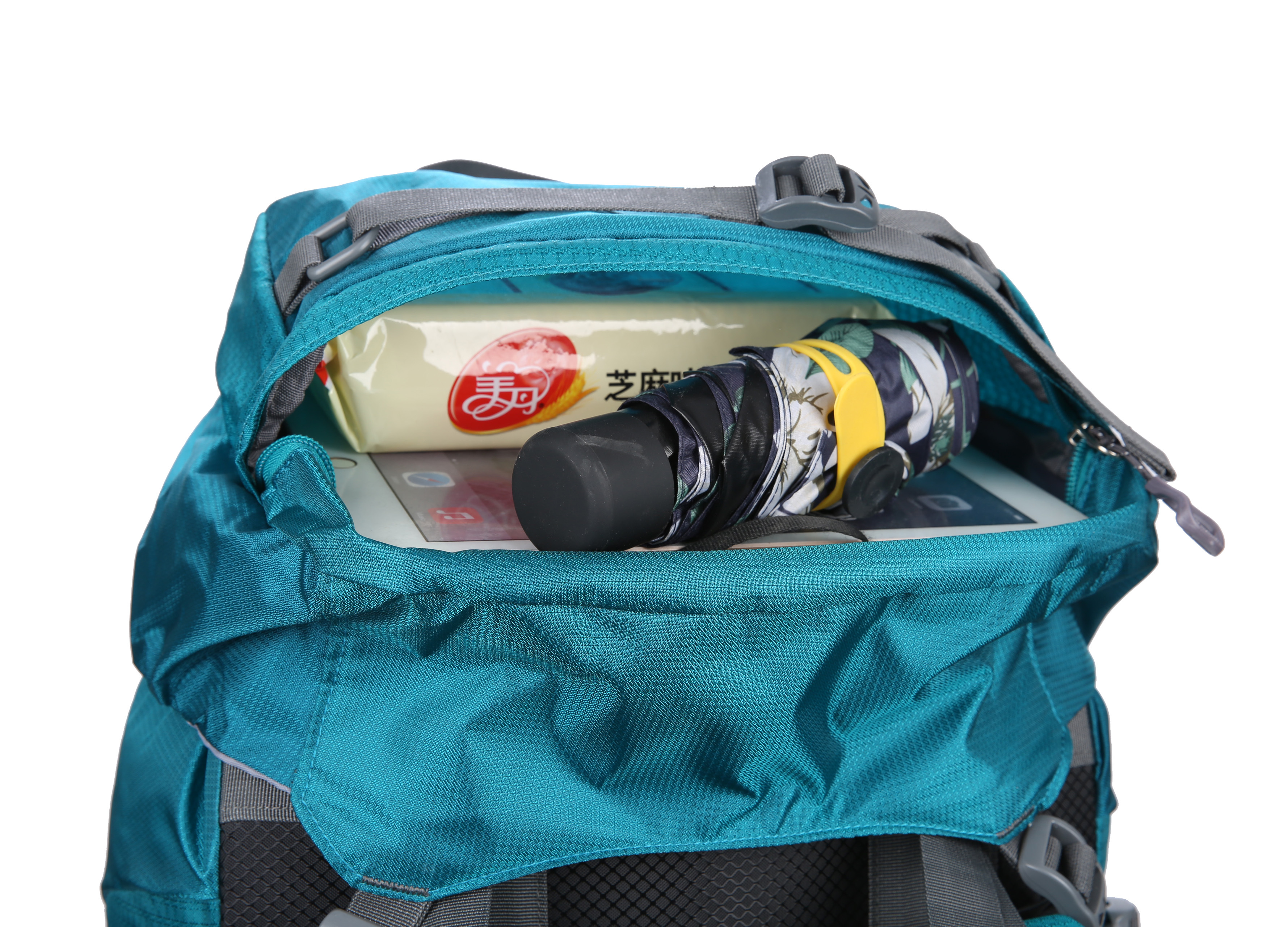 80L Wanderrucksack, MOLLE, Wasserdicht, Trekkingrucksack, Outdoor, bag, Waterproof, Trageunterstützung aus Aluminiumlegierung, Reisetasche, 1,65 kg, 80cm * 30cm * 40cm