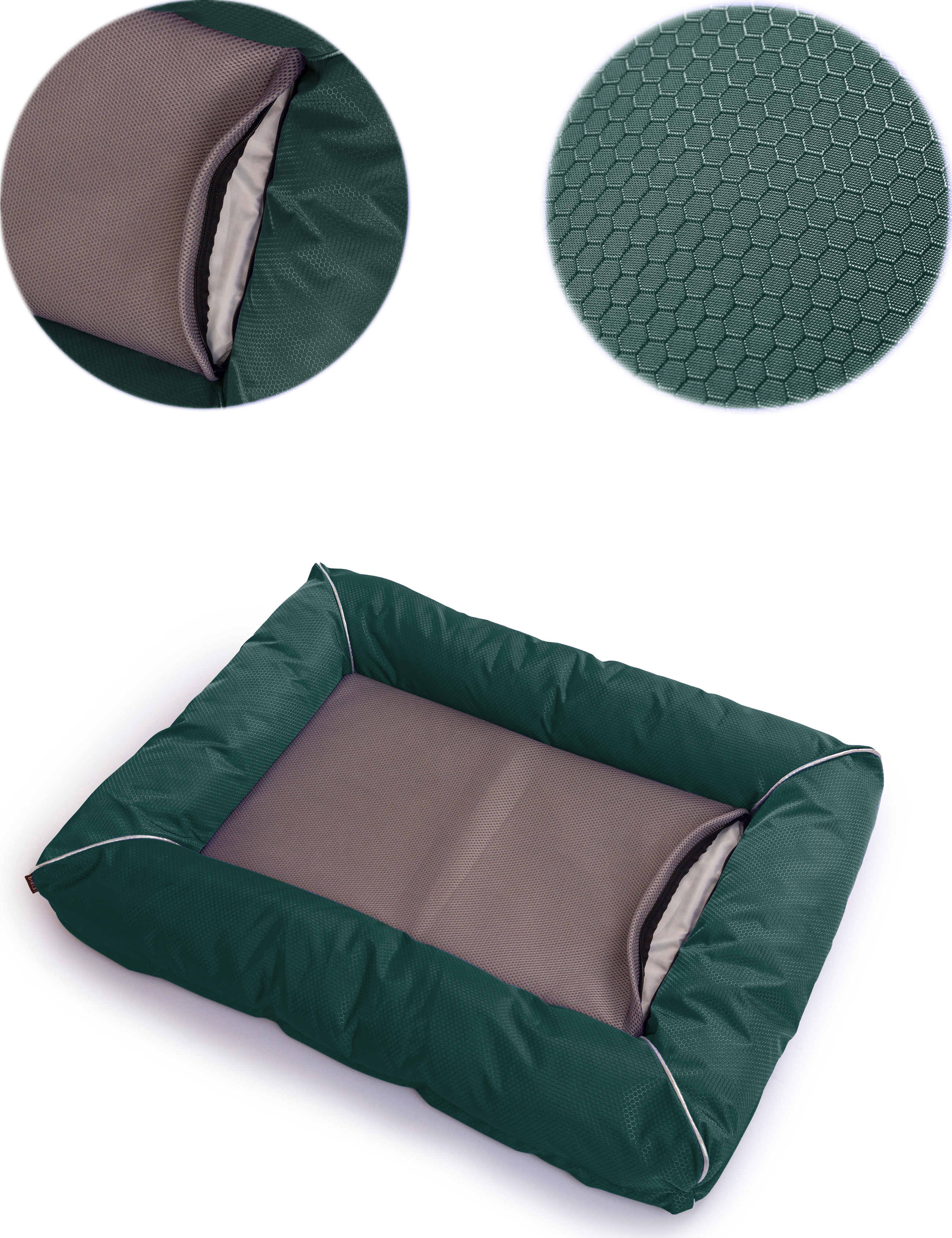 Raikou Hundebett Hundesofa Katzenbett Tierbette Bezug abnehmbar und waschbar  Boden wasserabweisend Abti Rutsch