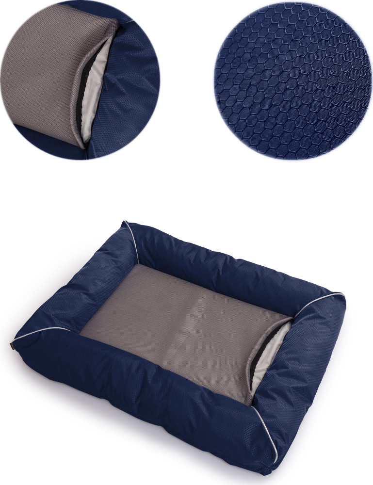 Raikou Hundebett Hundesofa Katzenbett Tierbette Bezug abnehmbar und waschbar  Boden wasserabweisend Abti Rutsch