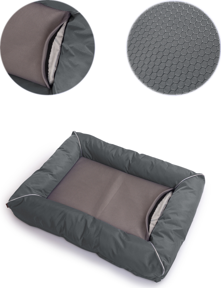 Raikou Hundebett Hundesofa Katzenbett Tierbette Bezug abnehmbar und waschbar  Boden wasserabweisend Abti Rutsch