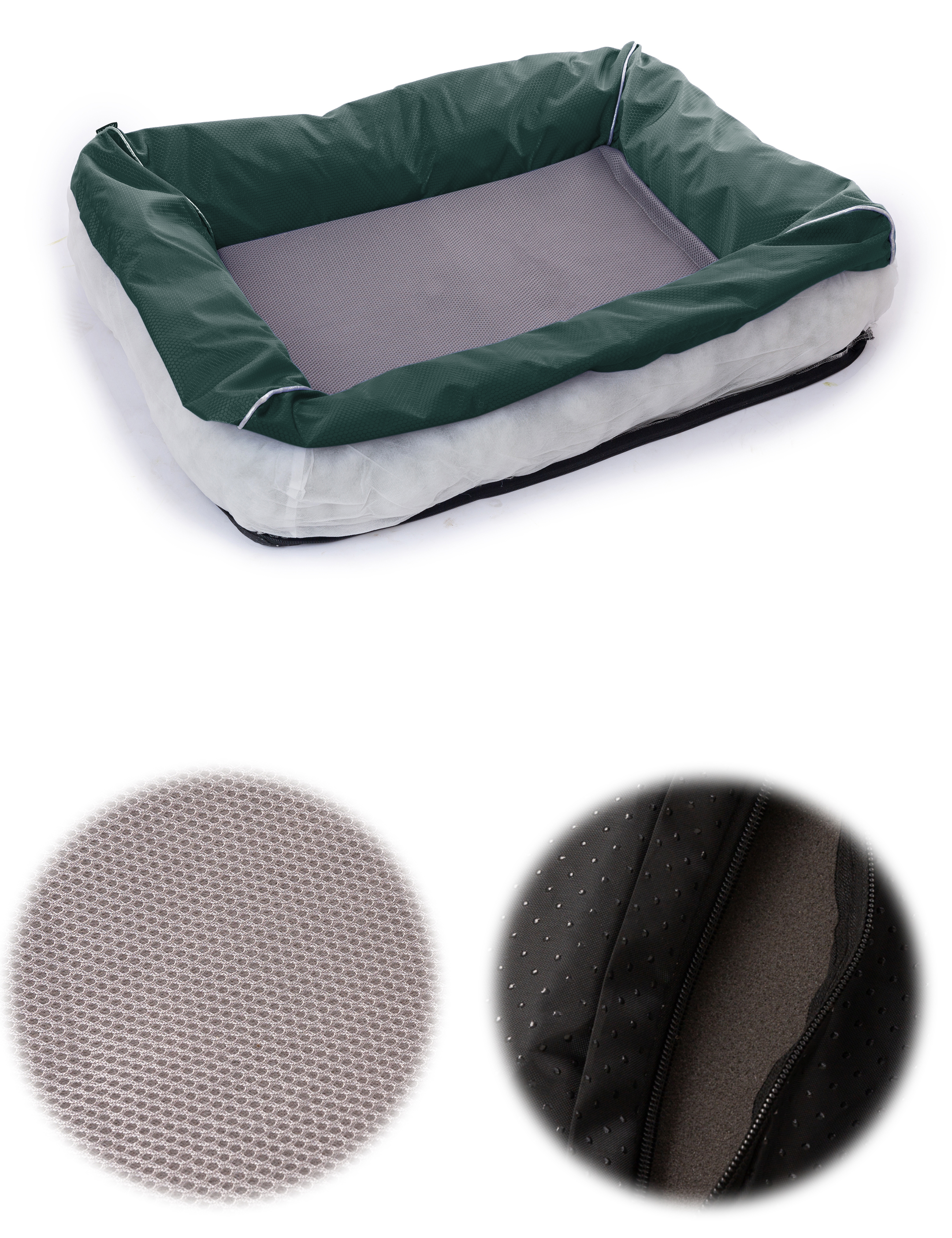 Raikou Hundebett Hundesofa Katzenbett Tierbette Bezug abnehmbar und waschbar  Boden wasserabweisend Abti Rutsch