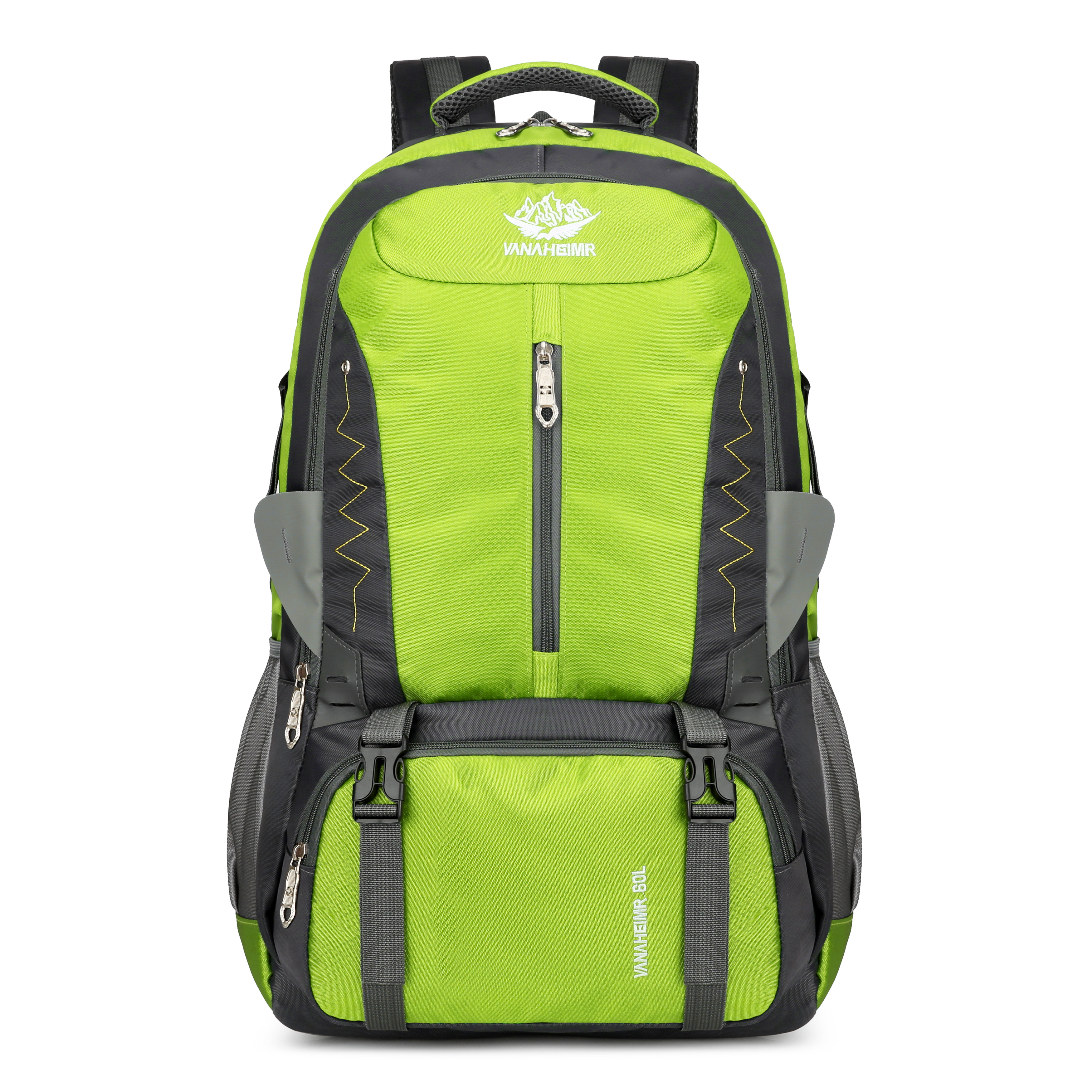 60L Wasserdichter Wanderrucksack Herren Damen Kletterrucksack Trekkingrucksack Reiserucksack ultraleichter packbarer