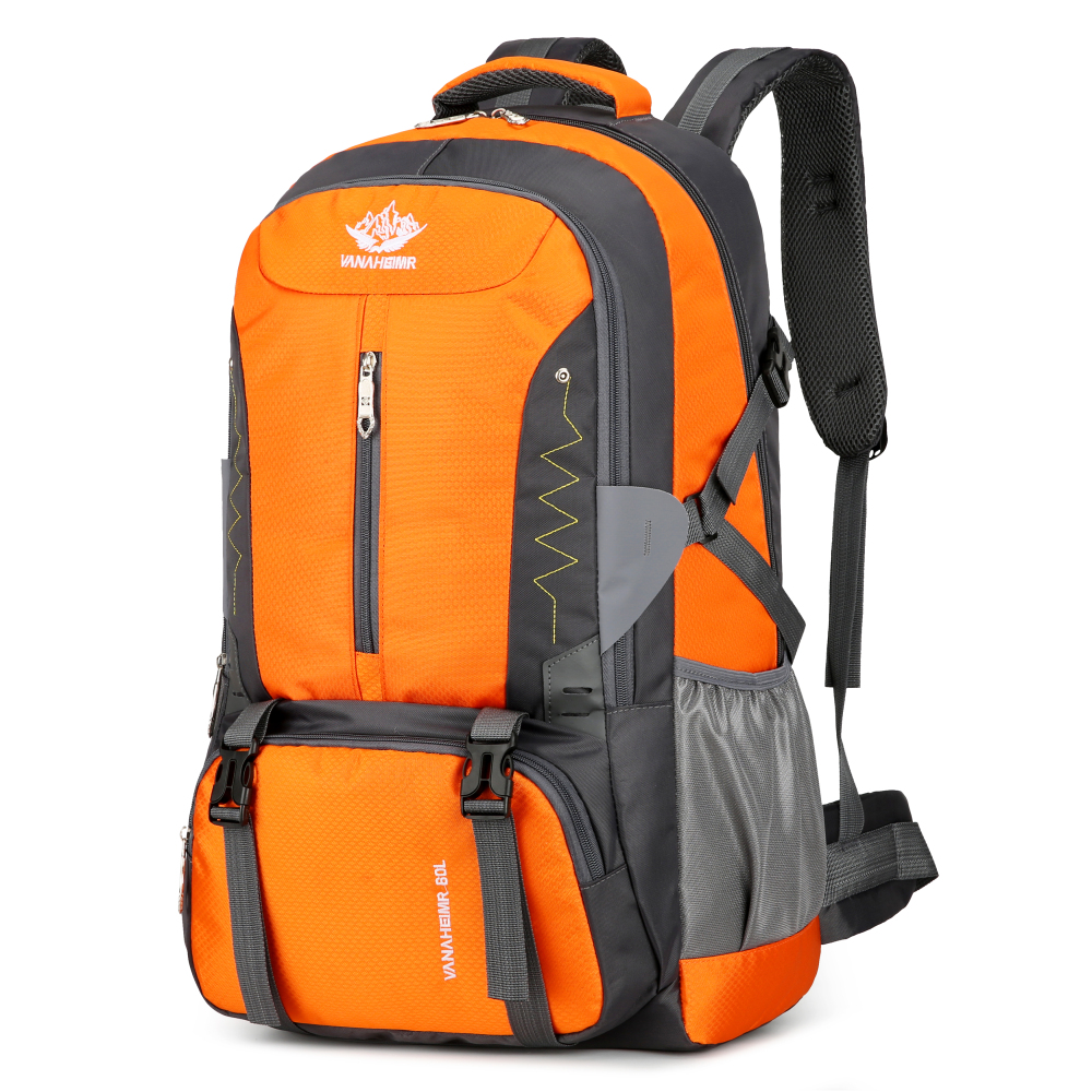 60L Wasserdichter Wanderrucksack Herren Damen Kletterrucksack Trekkingrucksack Reiserucksack ultraleichter packbarer