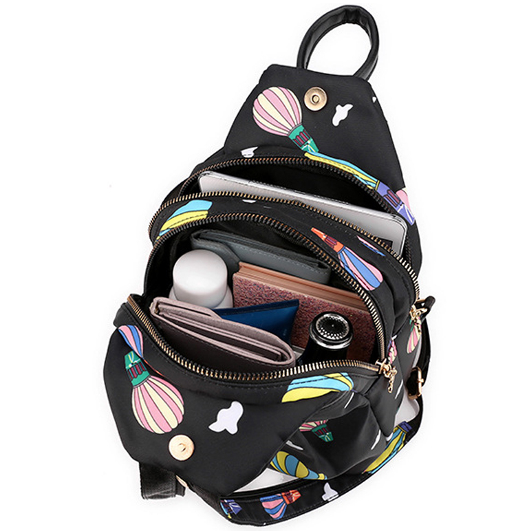 Freizeitrucksack Damen Cityrucksack Daypack Anti Diebstahl Tasche Schultertasche Nylon Wasserdicht Für Wandern Ausflüge Uni