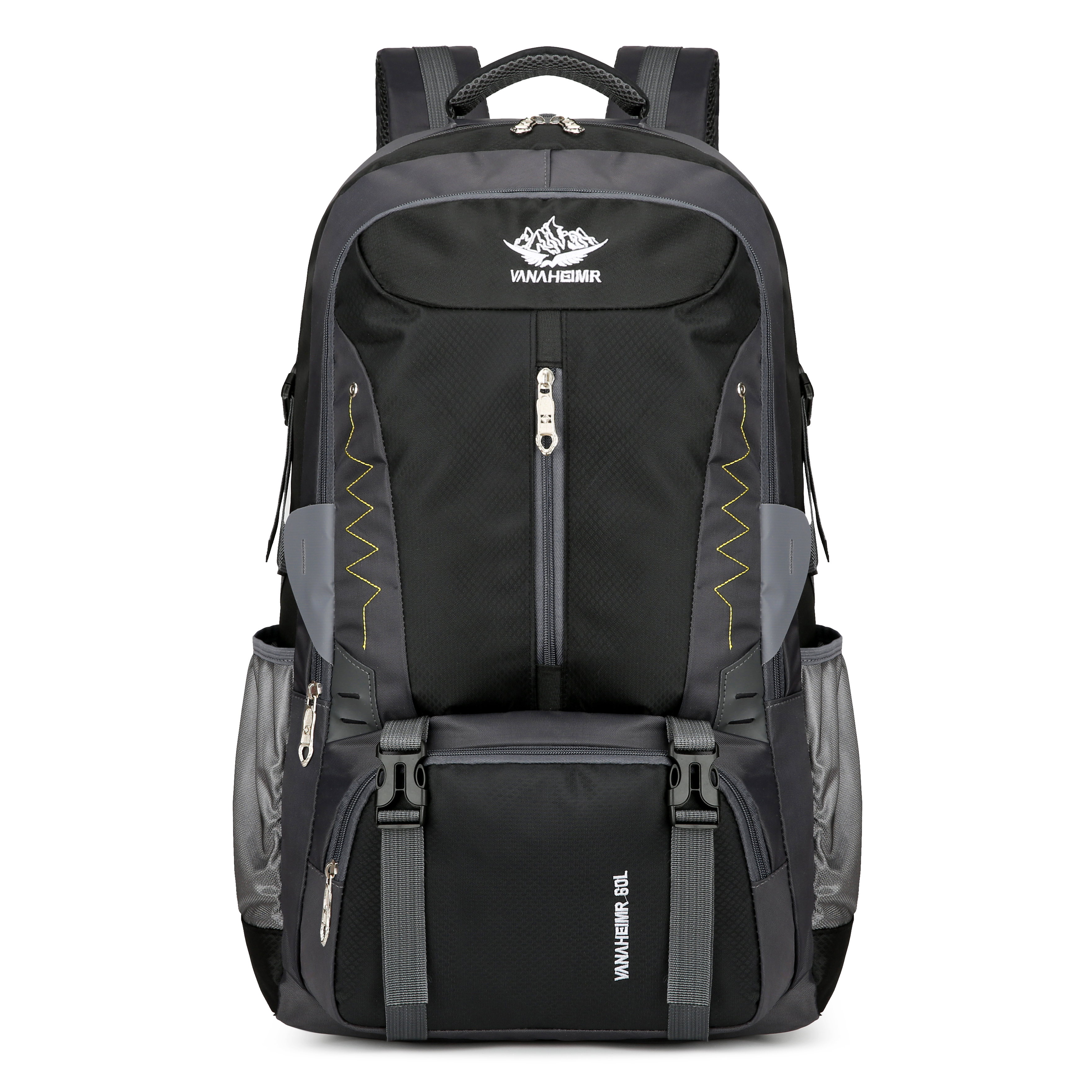 60L Wasserdichter Wanderrucksack Herren Damen Kletterrucksack Trekkingrucksack Reiserucksack ultraleichter packbarer