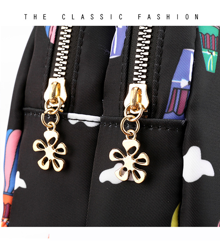 Freizeitrucksack Damen Cityrucksack Daypack Anti Diebstahl Tasche Schultertasche Nylon Wasserdicht Für Wandern Ausflüge Uni