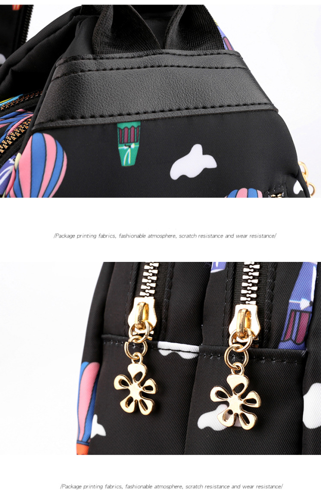 Freizeitrucksack Damen Cityrucksack Daypack Anti Diebstahl Tasche Schultertasche Nylon Wasserdicht Für Wandern Ausflüge Uni