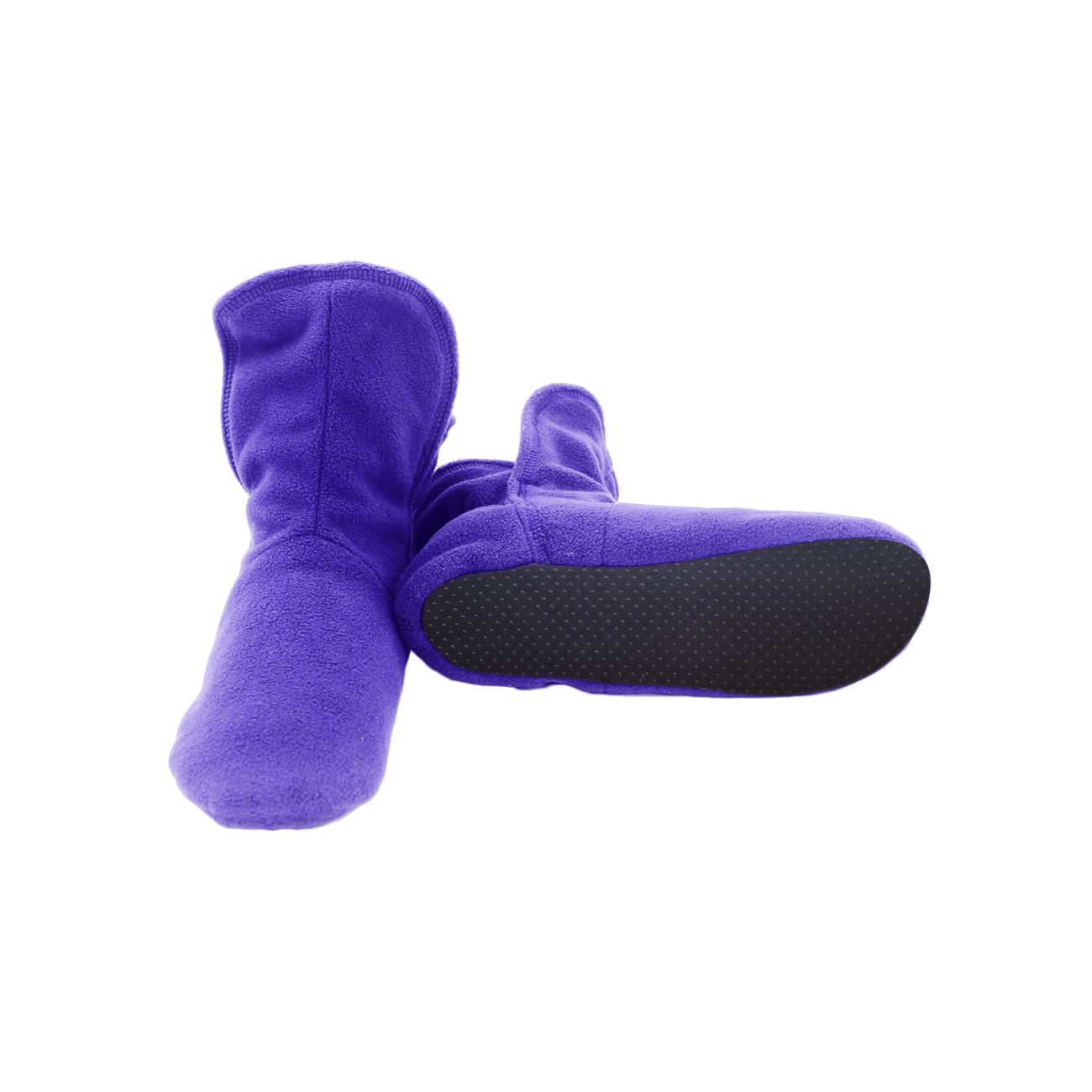 Raikou Hausschuhe für Damen, Herren aus Micro Fleece mit ABS und Rutschfester Sohle in Verschiedenen Farben und Größen, Super Flauschige Hüttenschuche