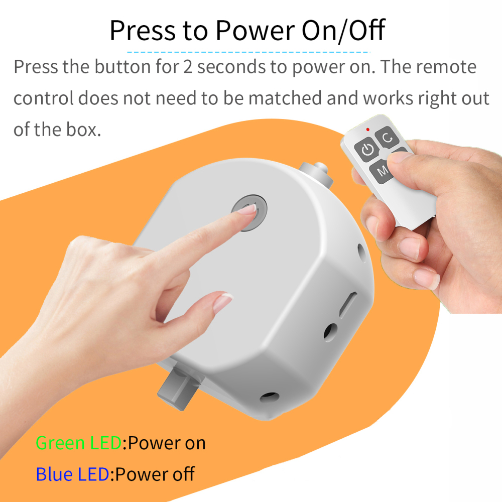 RAIKOU Power Smart Ball für Hunde, Interaktives Hundespielzeug, Elektrischer Selbstrollender Hundeball mit LED-Licht, wiederaufladbar über USB-C, Hüpfball Orange