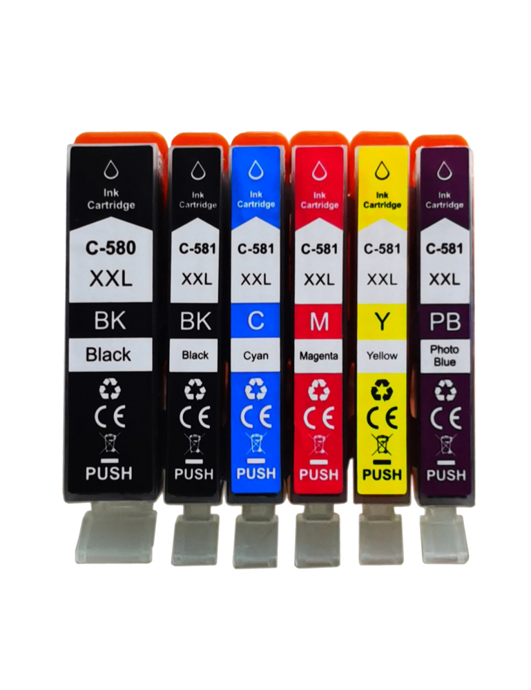 Tintenpatrone, neue und versiegelte Druckertinte, 4er-, 5er- und 6er-Set