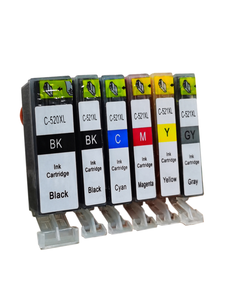 Druckertinte, Tintenpatrone, Set mit 4, 5 und 6 Stück