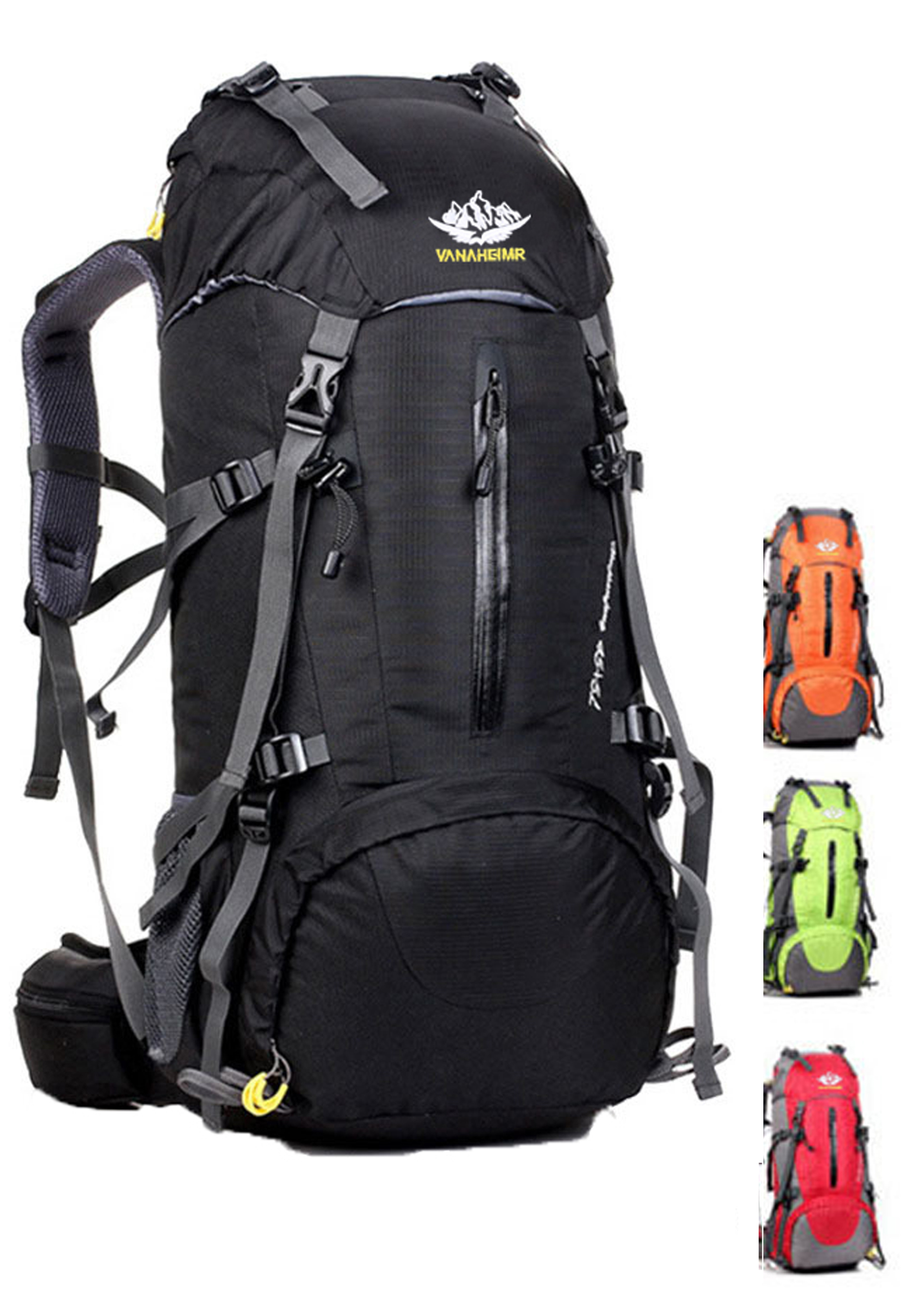 Maity Wanderrucksack 50L MOLLE, Trekkingrucksack,Wasserdicht, Reisetasche Ultralight Atmungsaktives  Tragesystem