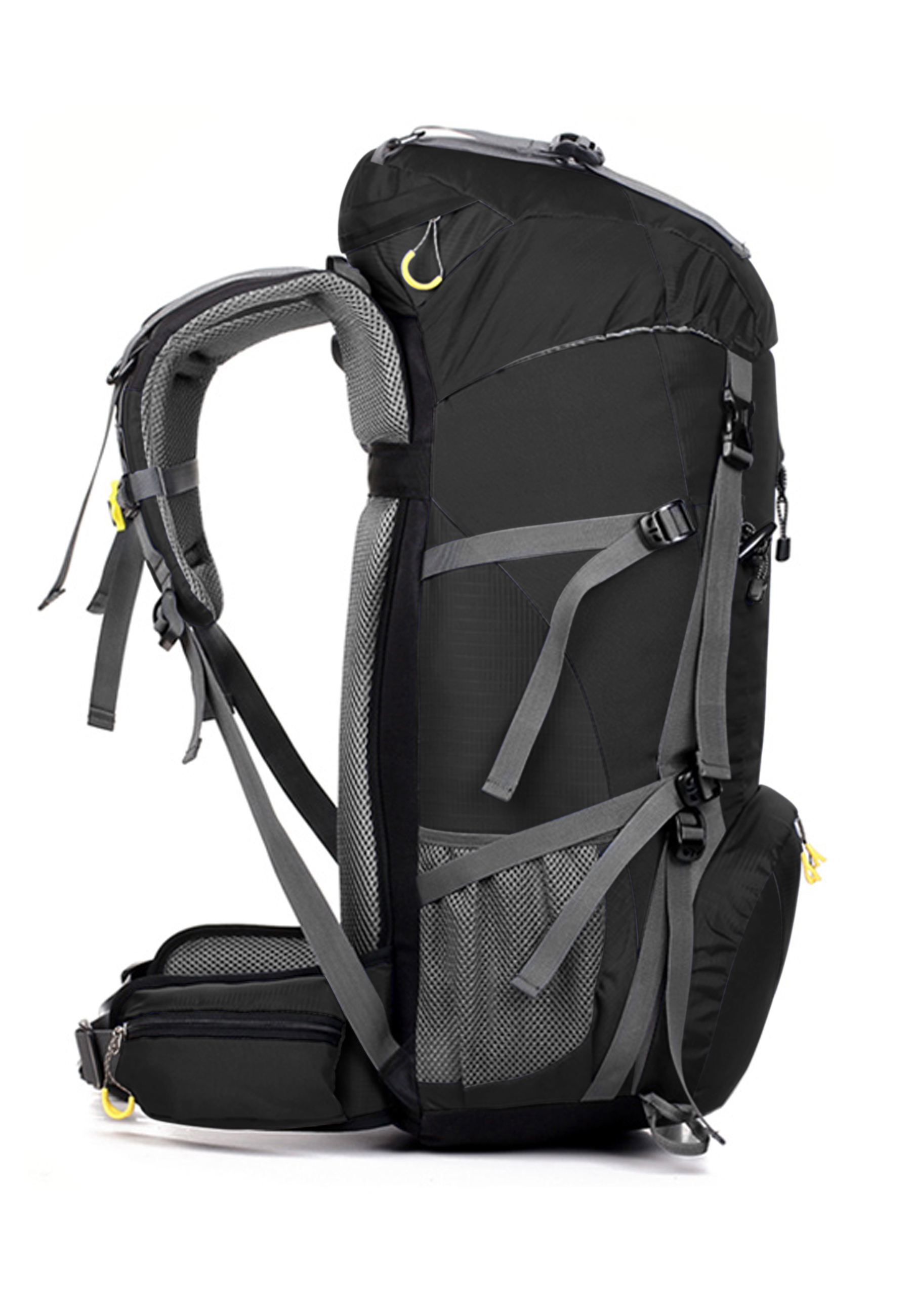 Maity Wanderrucksack 50L MOLLE, Trekkingrucksack,Wasserdicht, Reisetasche Ultralight Atmungsaktives  Tragesystem
