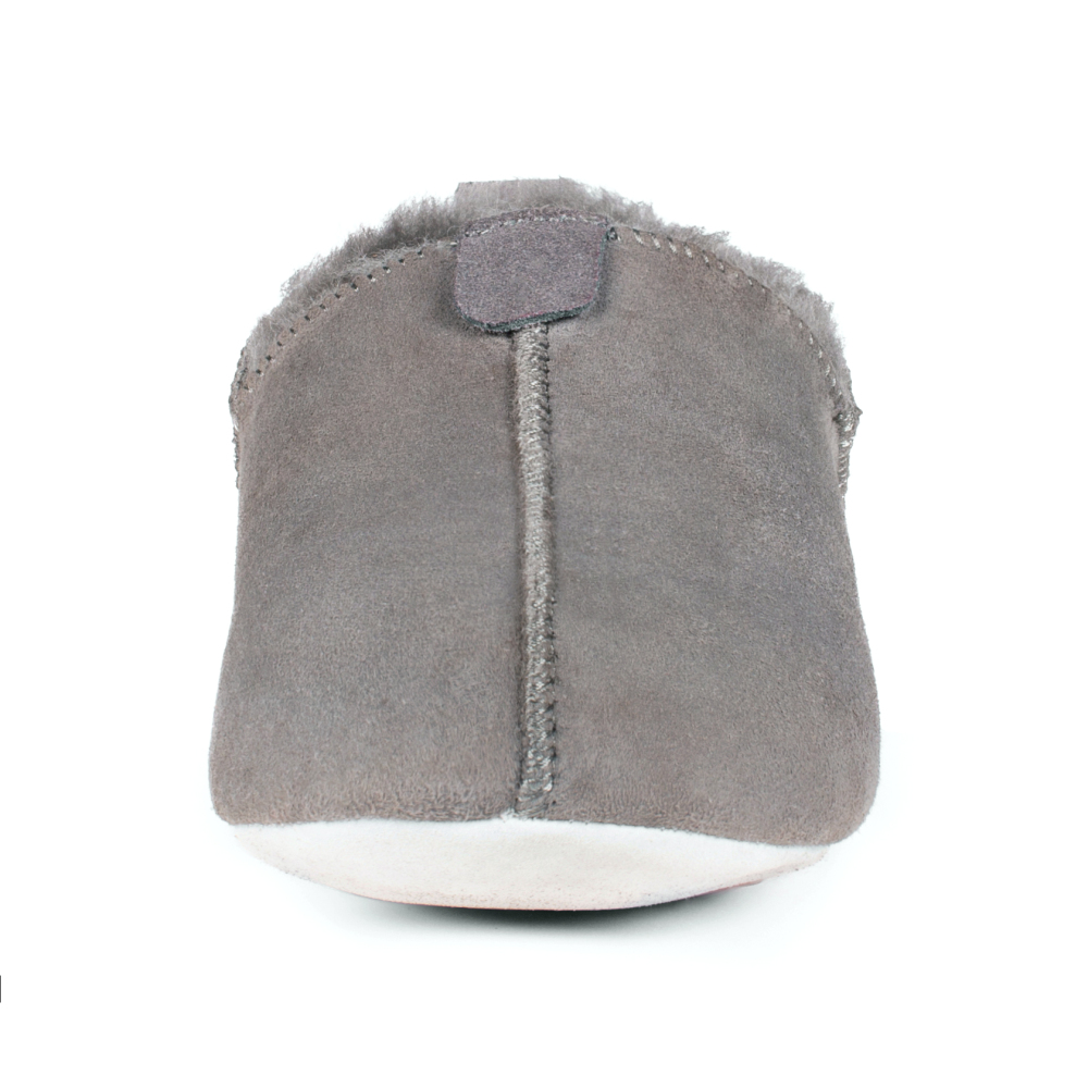 Parfeying Unisex-Hausschuhe aus Lamm- und Schaffell mit weicher Sohle für Herren