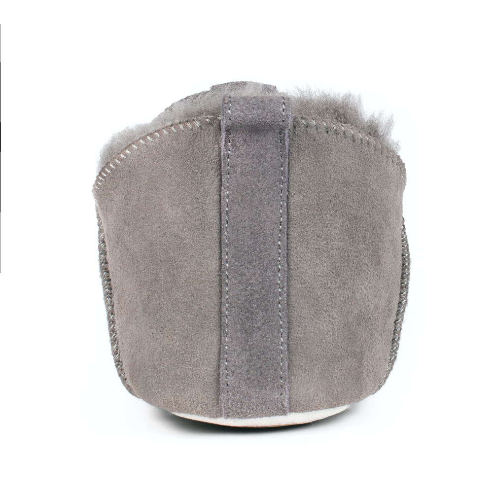 Parfeying Unisex-Hausschuhe aus Lamm- und Schaffell mit weicher Sohle für Herren