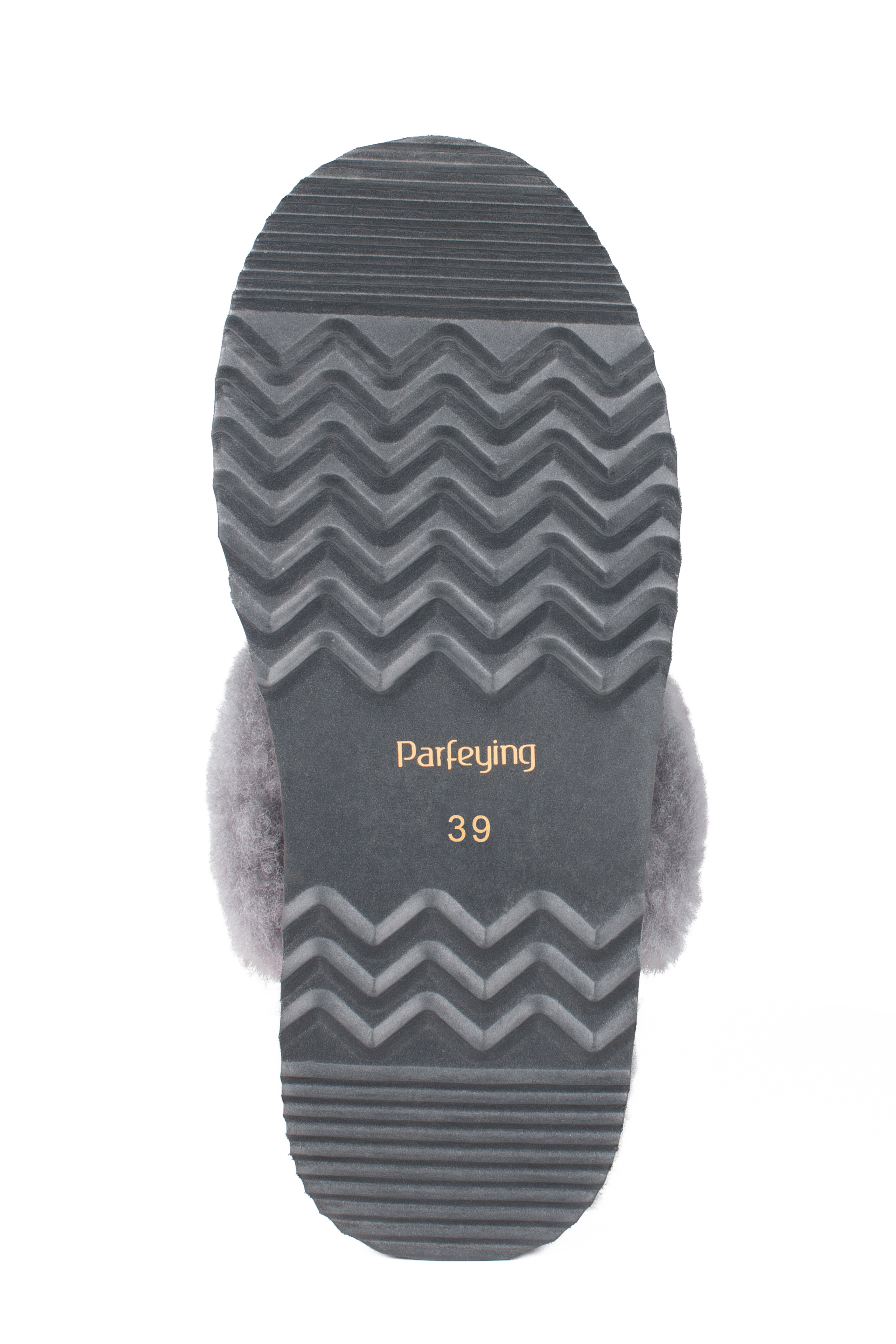 Parfeying Damen-Pantoletten aus Lamm- und Schaffell mit Plateau, Memory-Schaum-Lammfell Neuester Street Style Modeschuh für drinnen und draußen