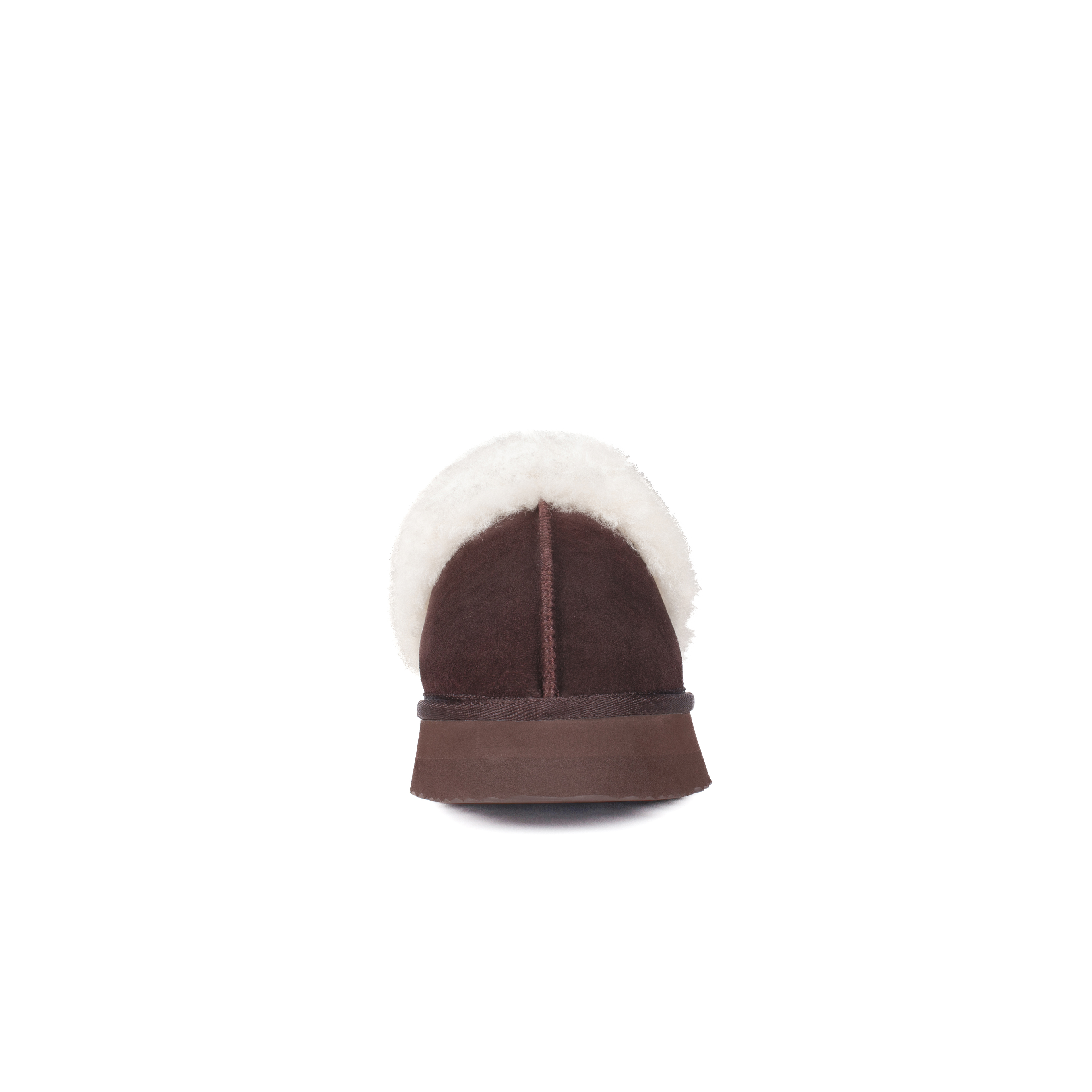 Parfeying Damen-Pantoletten aus Lamm- und Schaffell mit Plateau, Memory-Schaum-Lammfell Neuester Street Style Modeschuh für drinnen und draußen